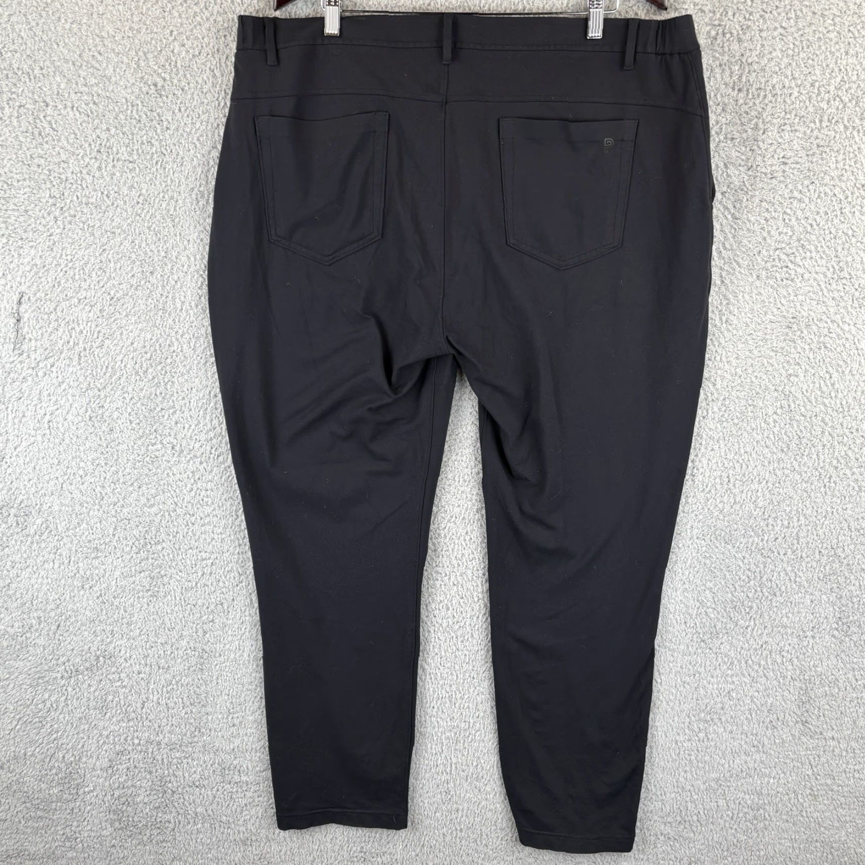 Vintage Public Rec Pants Mens 42x32 Black Golf Stretch Chino Casual Modern Straight 5-Pocket Logo Size US 42 / EU 58 - 3 Thumbnail