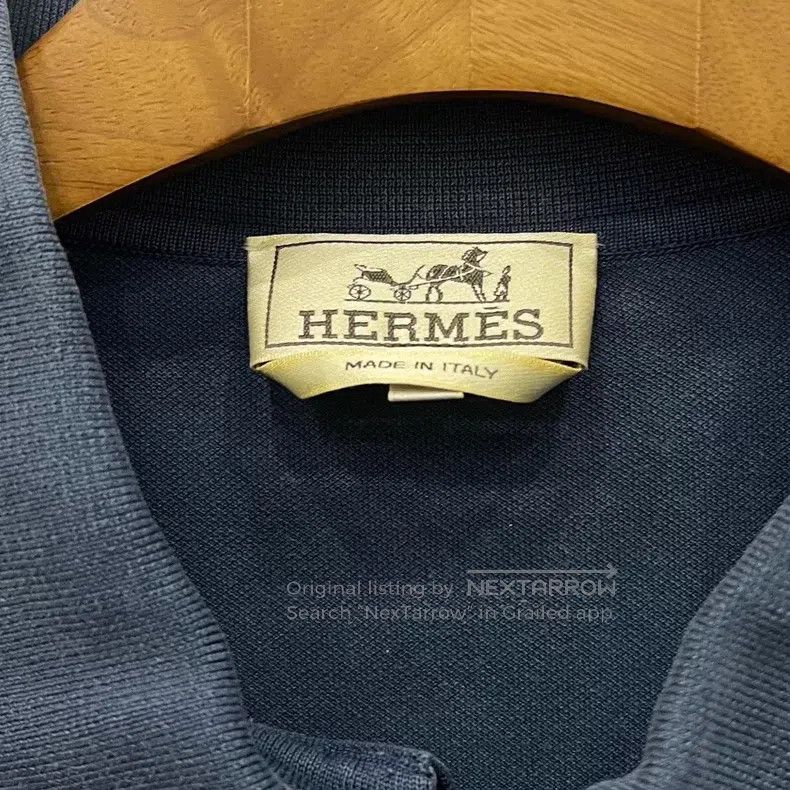 Hermes Hermes Navy Blue Polo Shirt Size US M / EU 48-50 / 2 - 4 Thumbnail