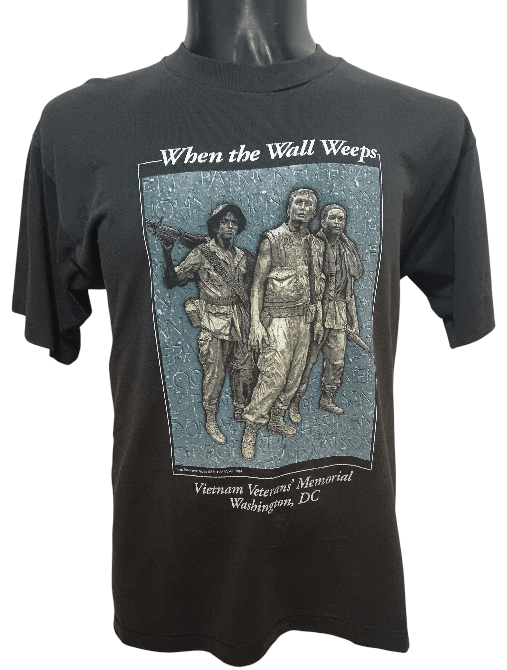 Vintage VINTAGE 90s VIETNAM VETERAN WASHINGTON MEMORIAL SHIRT Size US L / EU 52-54 / 3 - 1 Thumbnail