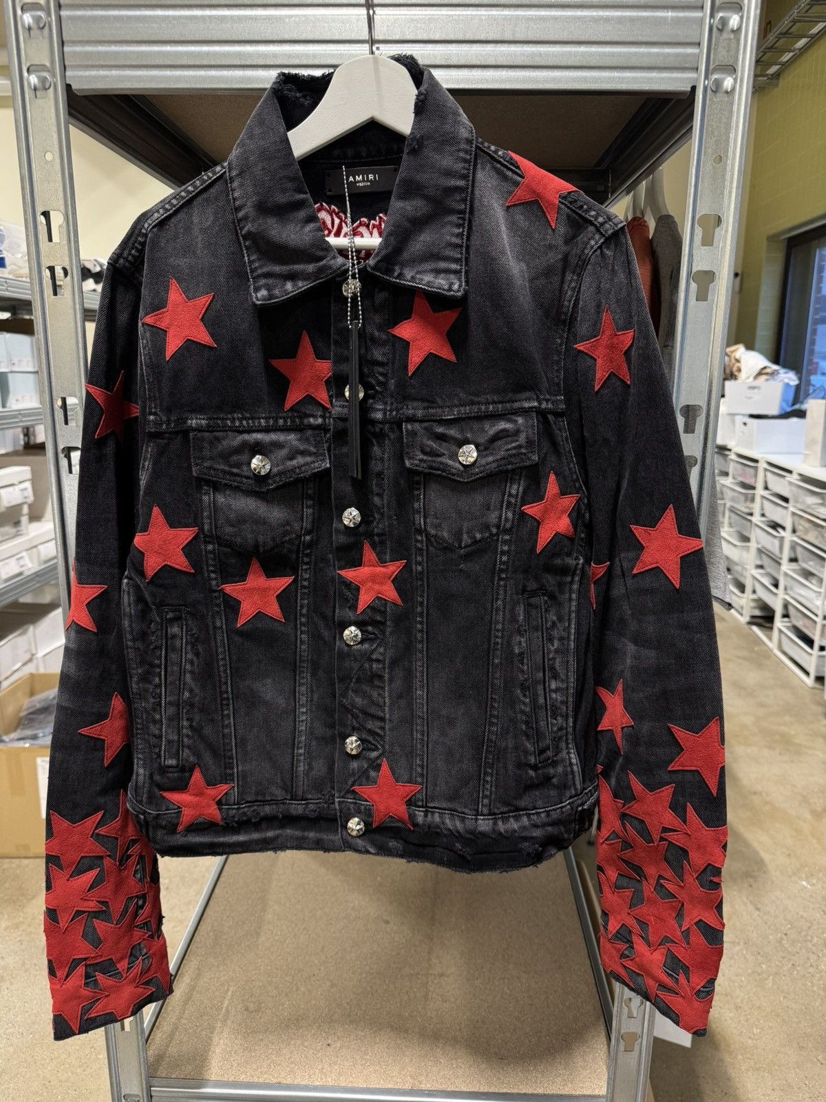 Amiri Amiri Chemist Star Denim Jacket NEW 2600$ Size US S / EU 44-46 / 1 - 1 Thumbnail