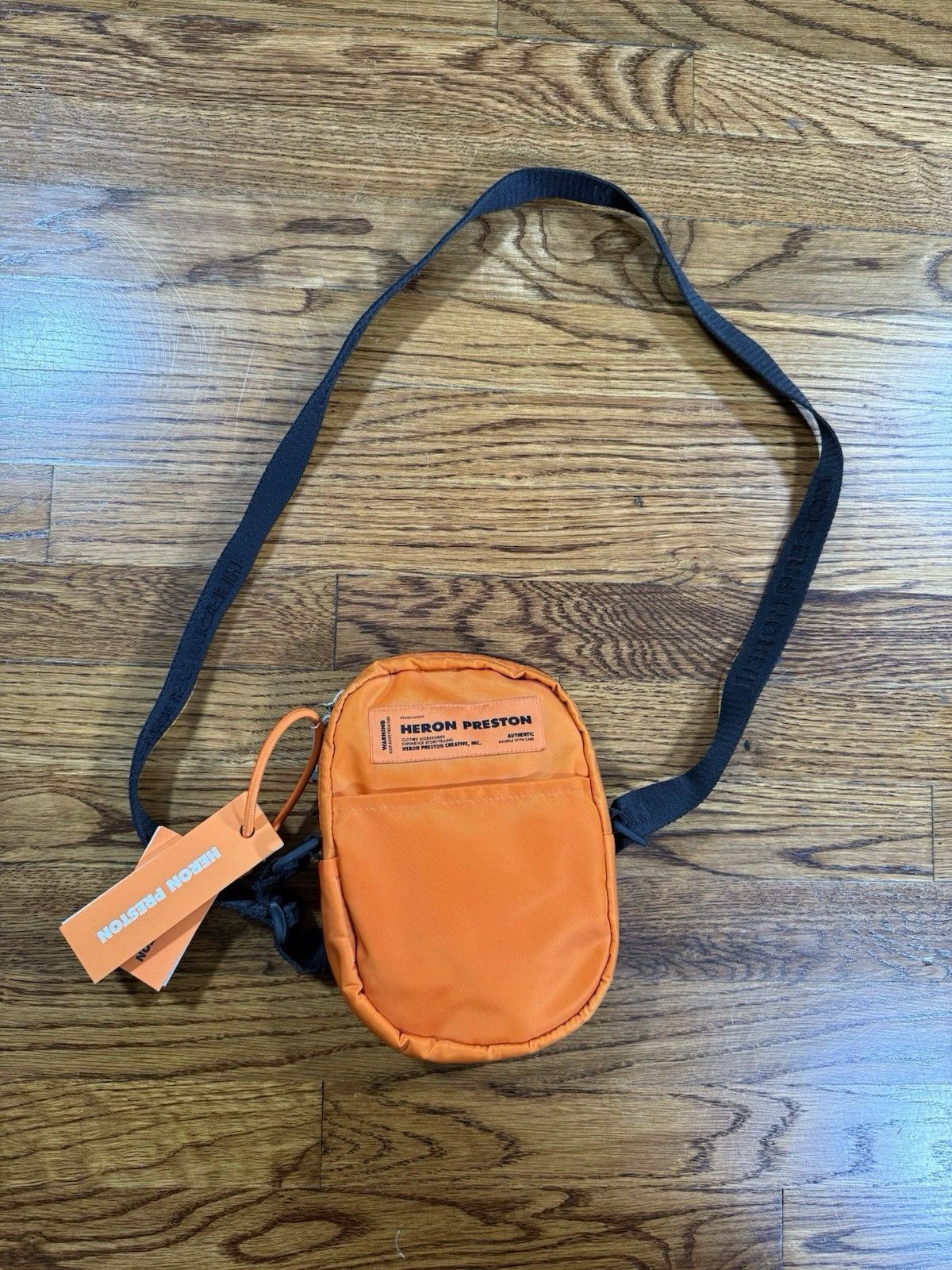 Heron Preston Heron Preston Nylon Crossbody Bag Orange Black NWT Size ONE SIZE - 4 Thumbnail