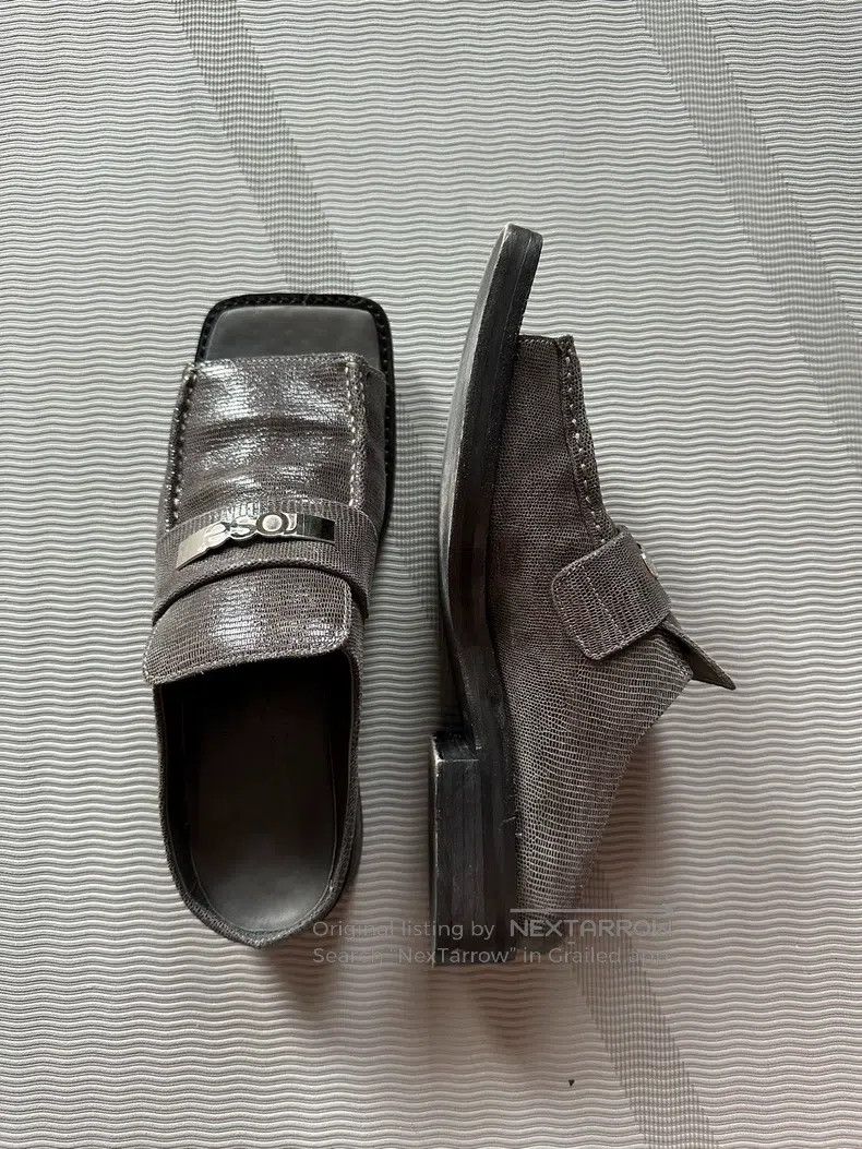 Martine Rose Martine Rose Silver Grey Mule Slippers Size US 8.5 / EU 41-42 - 7 Thumbnail