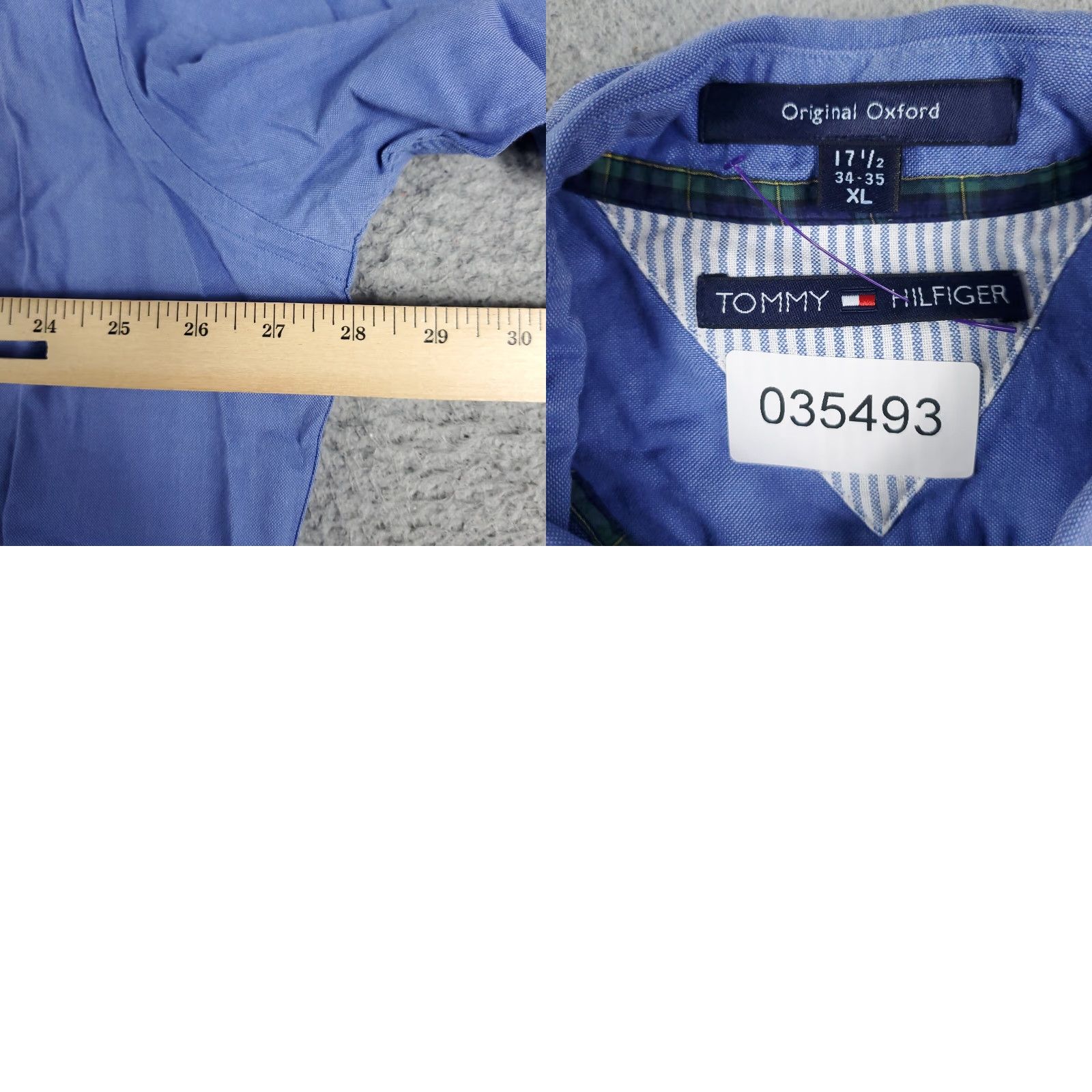 Tommy Hilfiger Tommy Hilfiger Shirt Mens XL Blue Long Sleeve Button-Up Cotton Size US XL / EU 56 / 4 - 8 Thumbnail