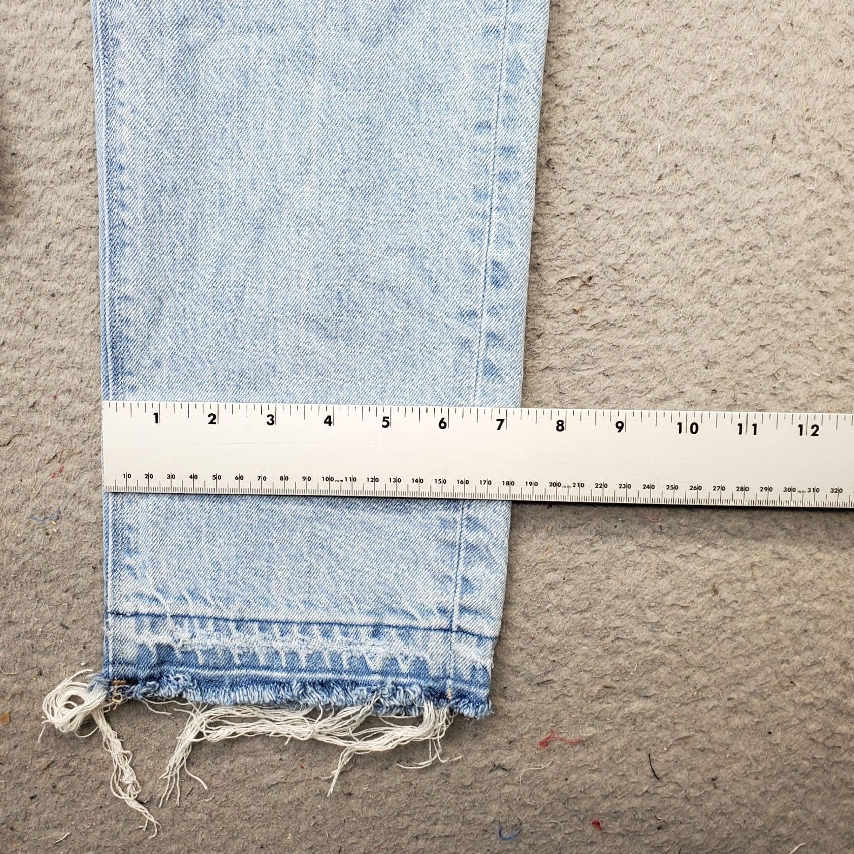 American Eagle Outfitters American Eagle Outfitters Jeans Womens 2 Blue Denim Straight 5-Pocket High Rise Jeans 29.75 Inseam Size 26" / US 2 / IT 38 - 5 Thumbnail