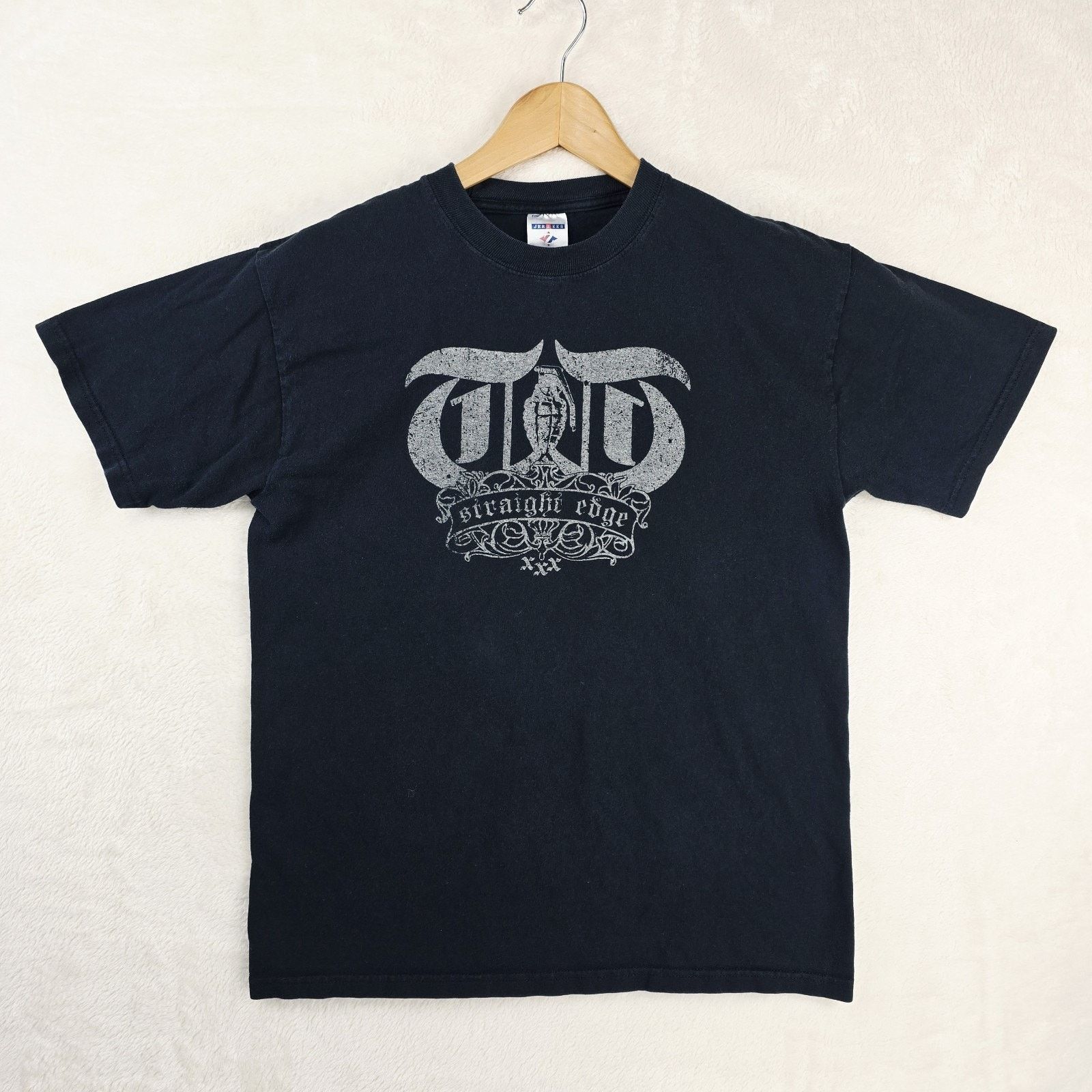 Jerzees Vintage Throwdown Straight Edge Shirt Mens Medium Punk Band Size US M / EU 48-50 / 2 - 2 Thumbnail