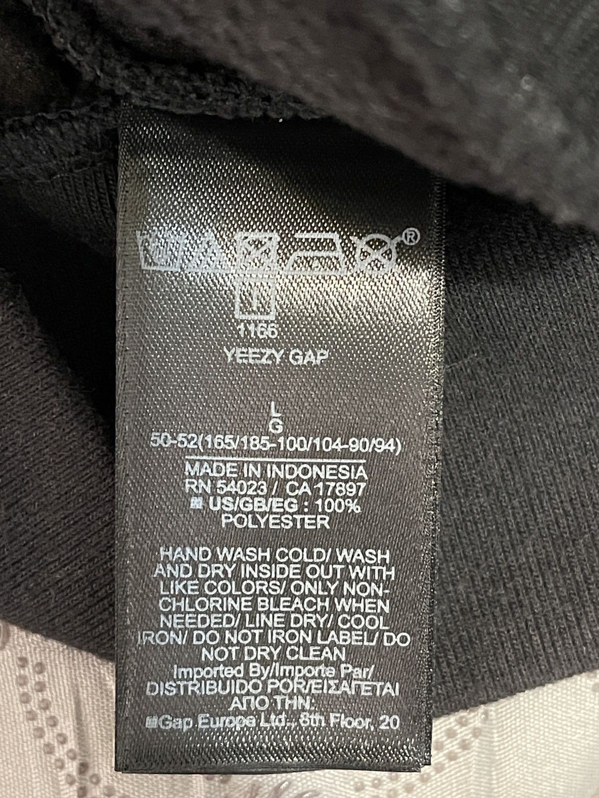 Gap × Kanye West × Yeezy Yeezy Gap Polar Fleece Hoodie Black Size US L / EU 52-54 / 3 - 5 Thumbnail
