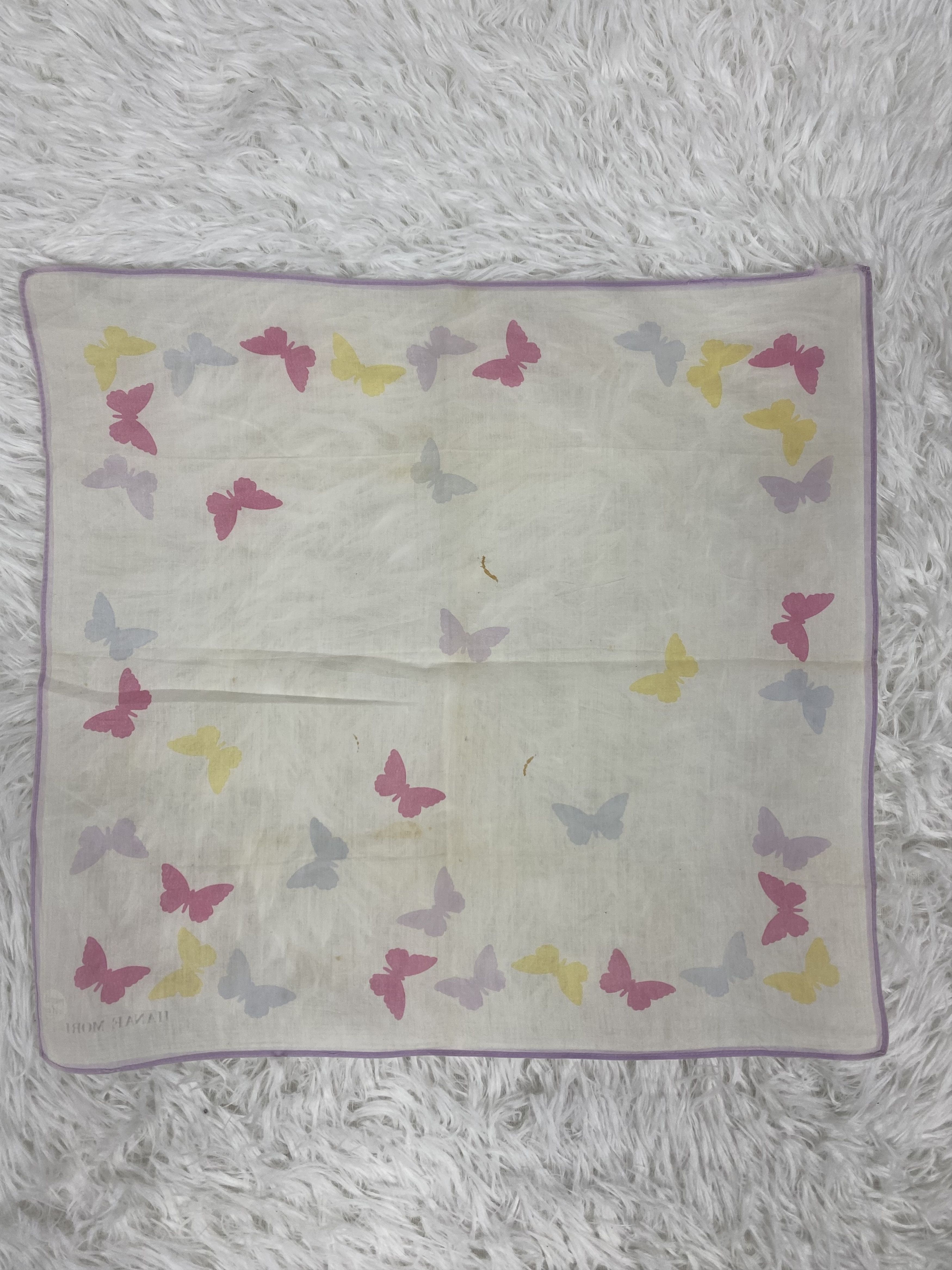 Hanae Mori Vintage Hanae Mori Handkerchief Neckerchief PH0513 Size ONE SIZE - 5 Thumbnail