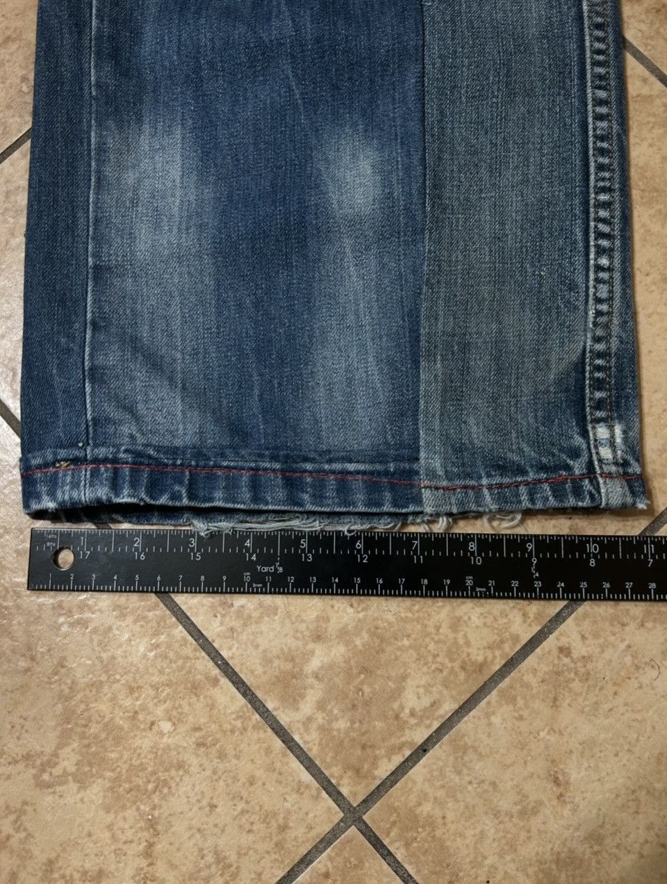 Other upcycled jeans Size US 34 / EU 50 - 6 Thumbnail