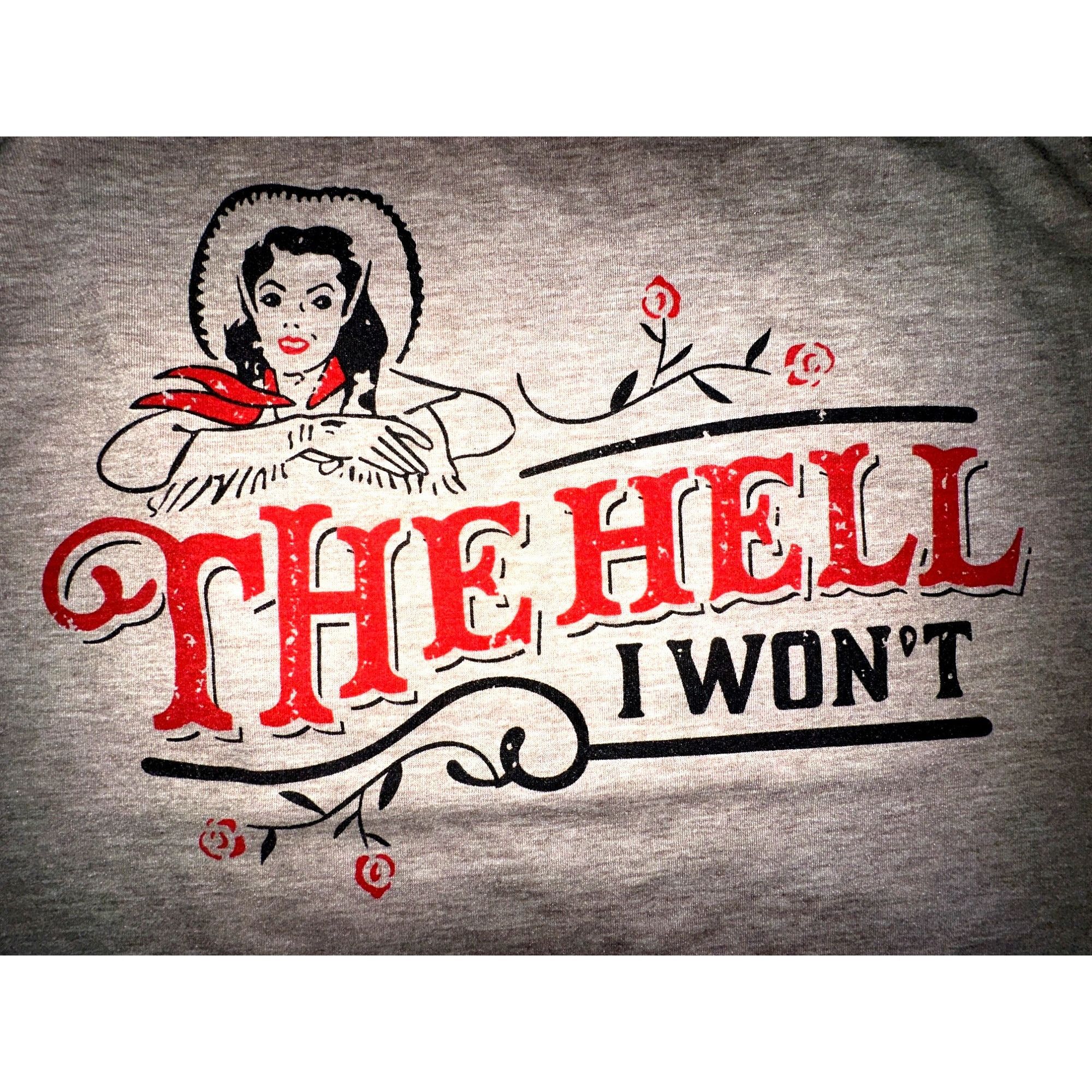 Other CCC Brown Sleeveless The Hell I Wont Graphic Tee Size XL Size XL / US 12-14 / IT 48-50 - 8 Thumbnail