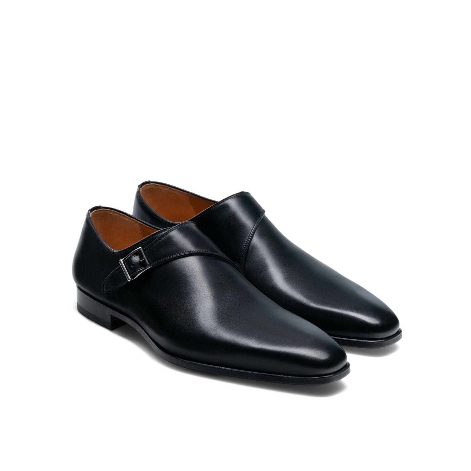 Magnanni Magnanni Efren Gray/Black Single Monk Strap Shoes sz. 7.5 us Size US 7.5 / EU 40-41 - 2 Thumbnail