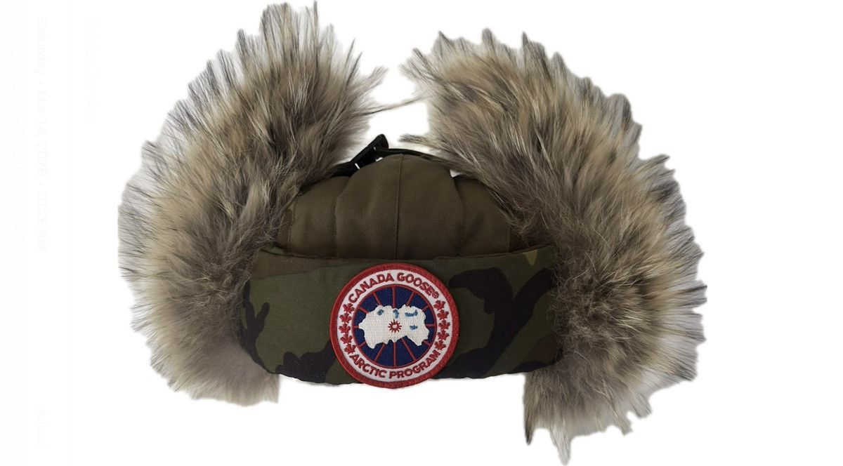 Canada Goose Canada Goose Aviator Trapper Hat (Camo) Size 28 - 4 Thumbnail