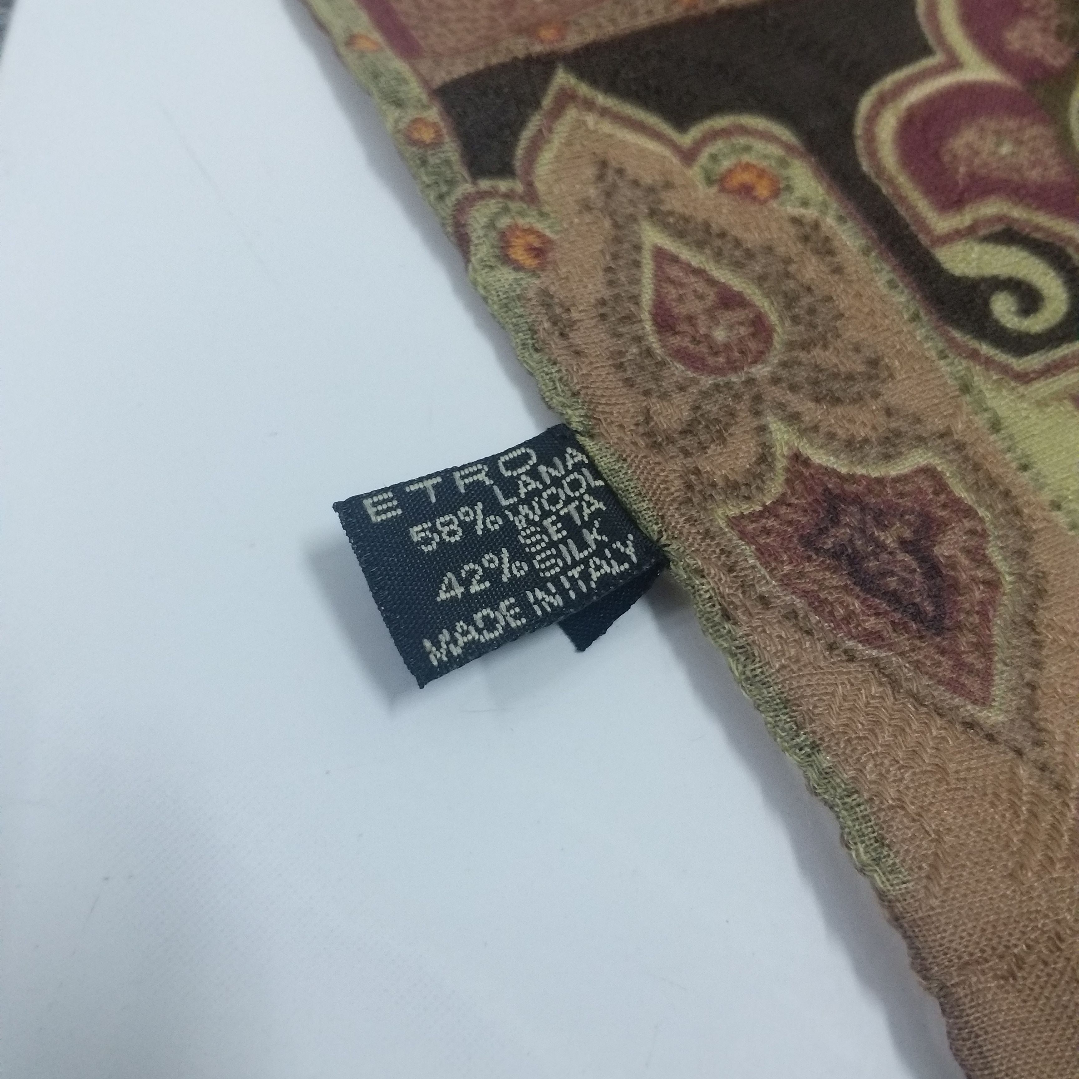 Etro Vintage Etro Milano Long Scarf Size ONE SIZE - 3 Thumbnail