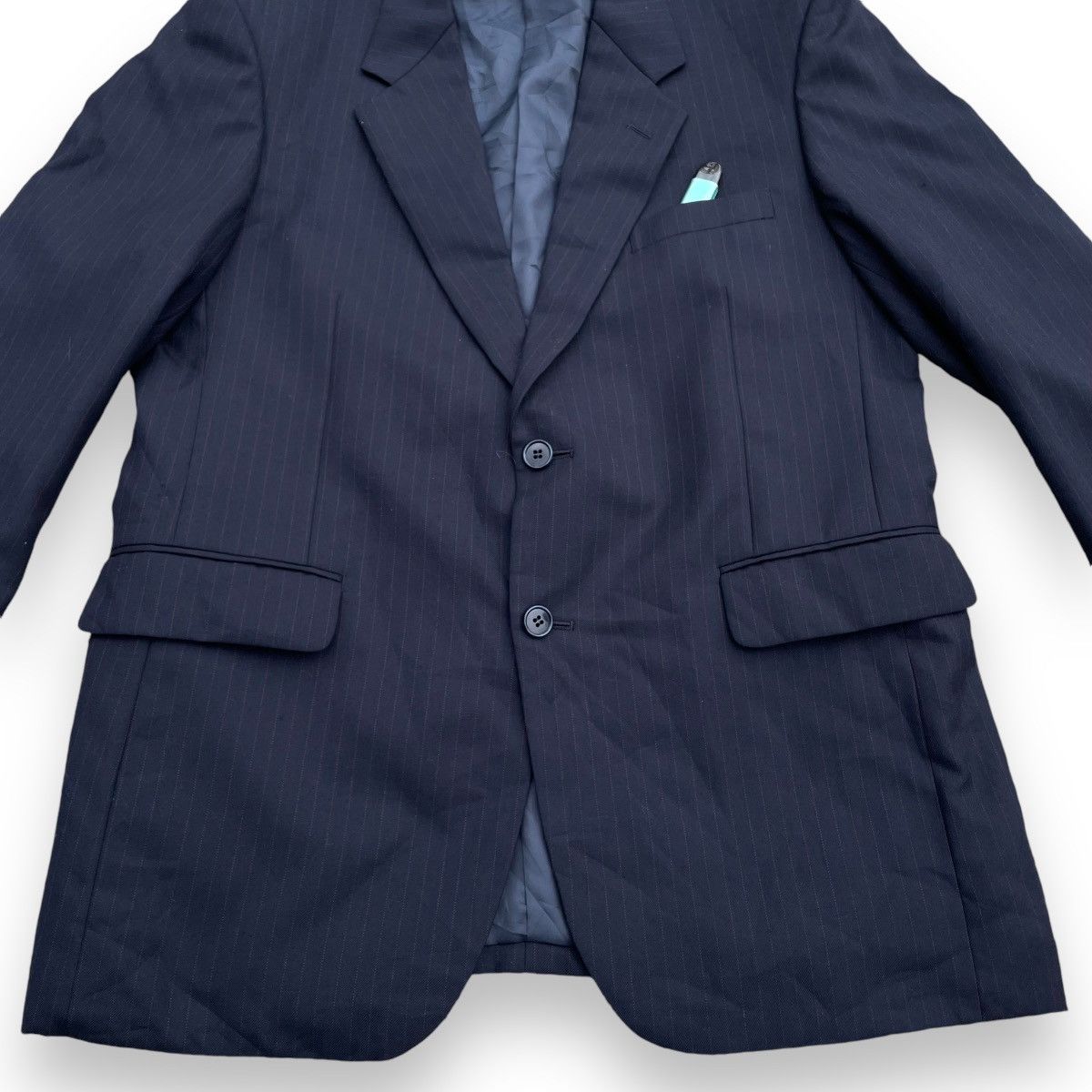 Valentino VALENTINO GARAVANI STRIPES WOOL BLAZER COAT JACKET Size US L / EU 52-54 / 3 - 5 Thumbnail