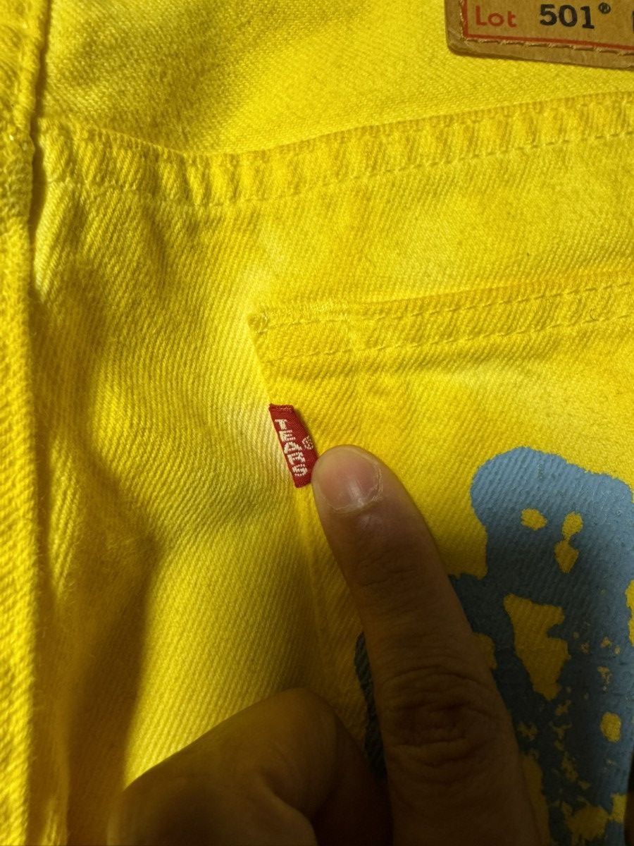 (B).Stroy × DENIM TEARS × Levi's (B) Stroy x Denim Tears x Levis 501 “Sunset” Denim Size US 34 / EU 50 - 5 Thumbnail