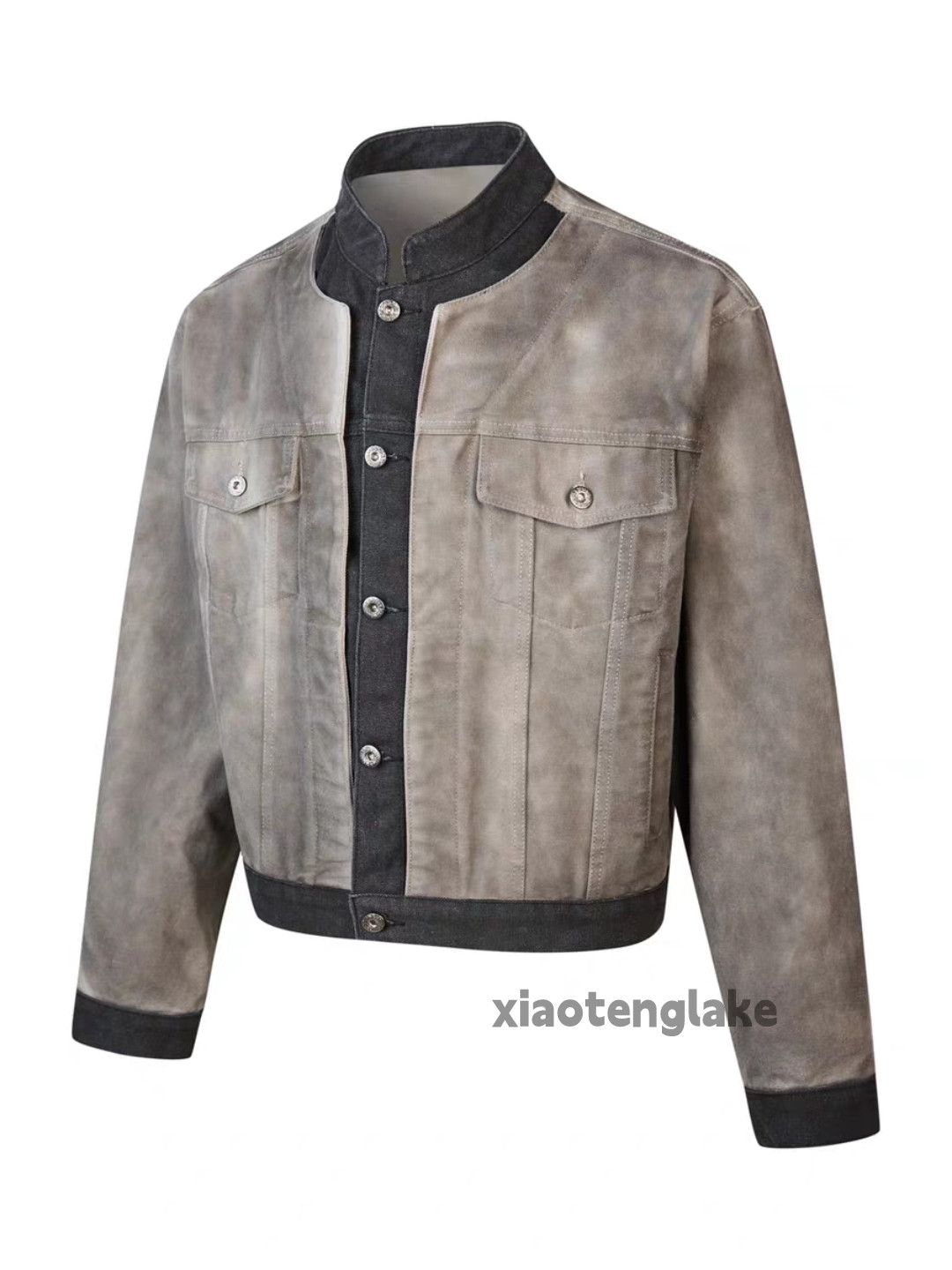 Vintage Utility washed faded patchwork punk hiphop cargo jacket Size US XL / EU 56 / 4 - 7 Thumbnail