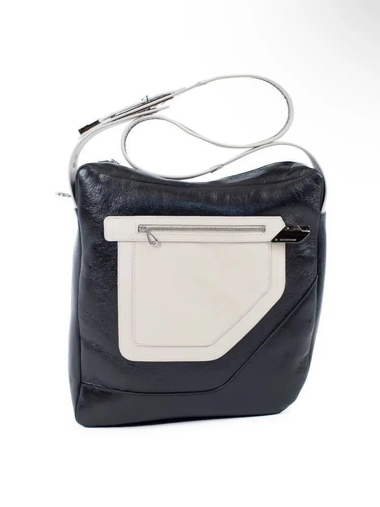 Kiko Kostadinov Kiko Kostadinov 25SS Deultum Joint LEather Messager Bag-250 Size ONE SIZE - 7 Thumbnail