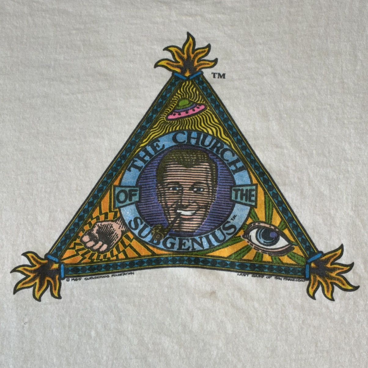 Hanes The Church of the Subgenius psychedelic drug tee shirt Size US XL / EU 56 / 4 - 2 Thumbnail