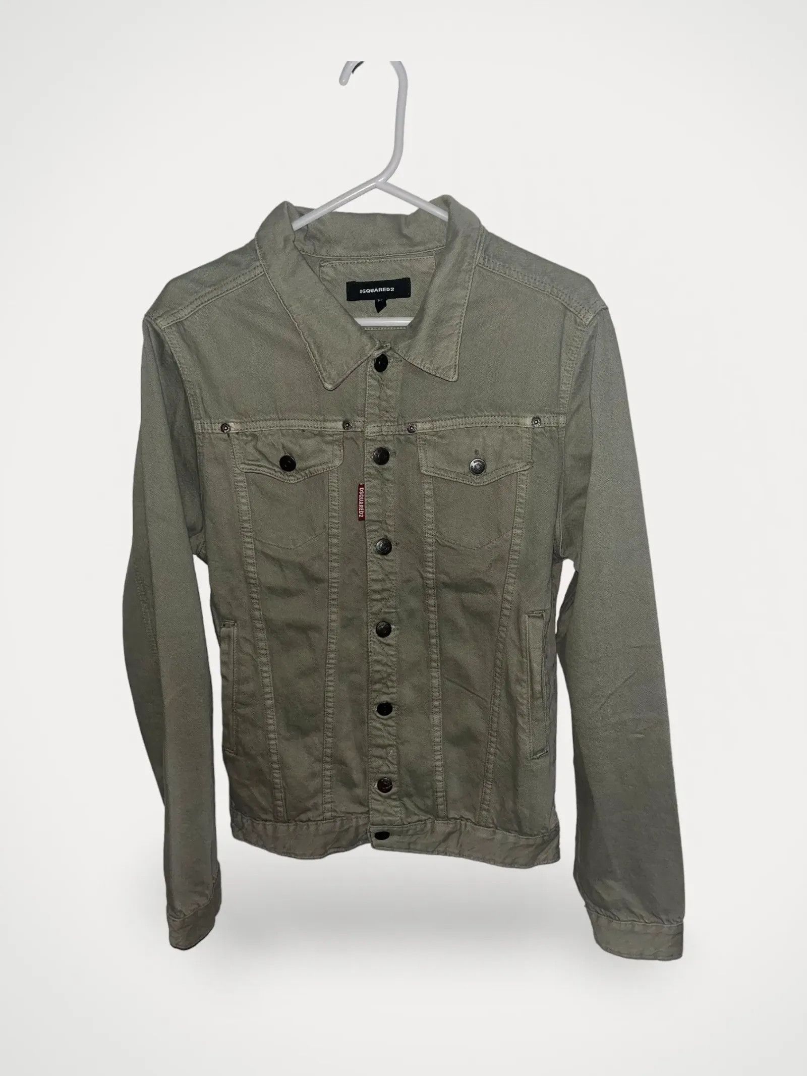 image of Dsquared2 Jacket in Green, Women's (Size Medium)