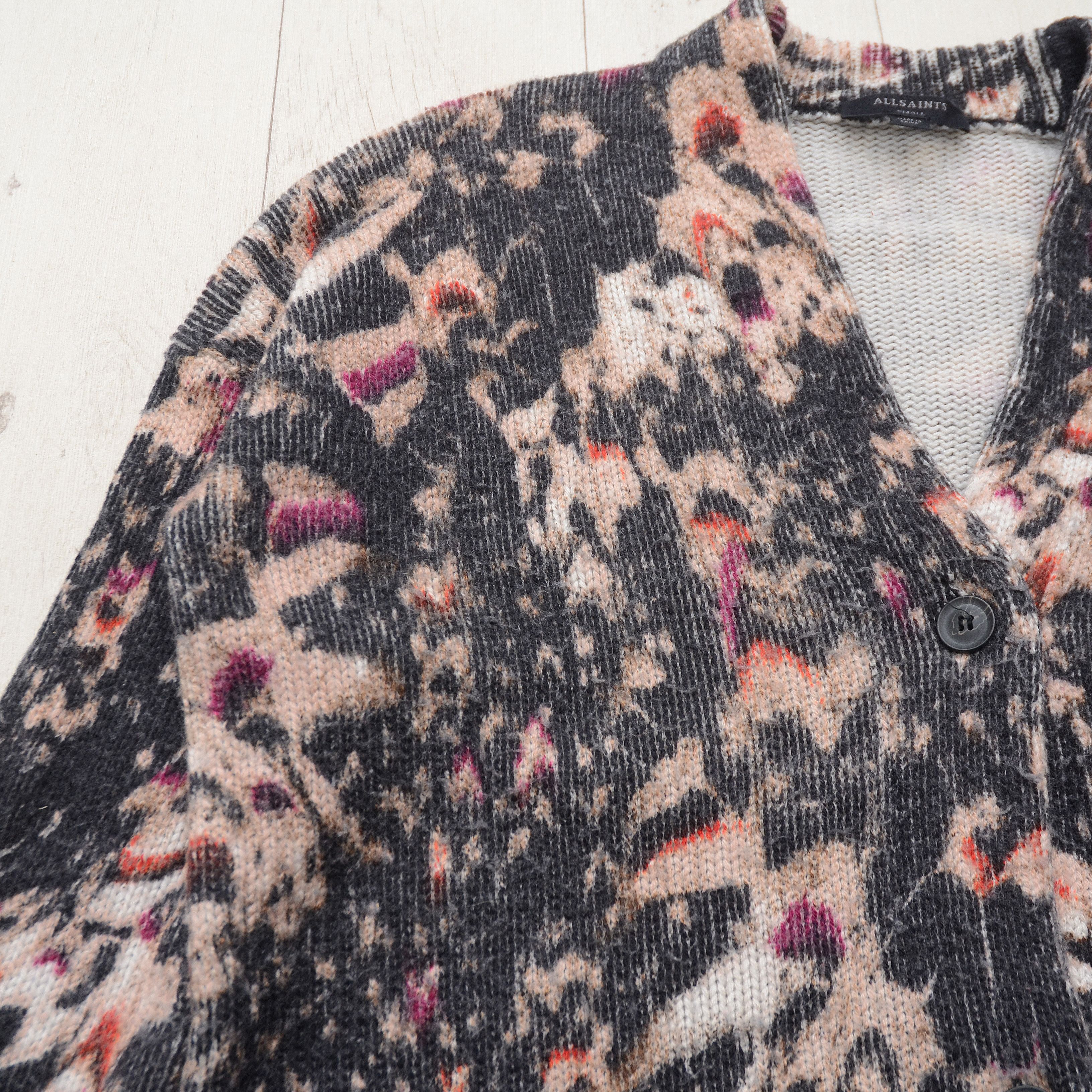 Allsaints × Designer AllSaints Wing Cardigan Avant-Garde Style Y2K Oversized Size S / US 4 / IT 40 - 5 Thumbnail