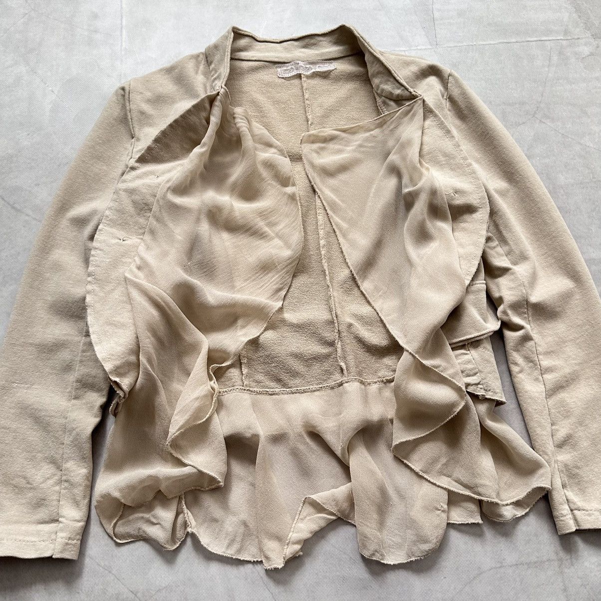 Hysteric Glamour × Undercover 00s Napoleon Military Jacket Mesh YSL LGB PPFM Vibe Size S / US 4 / IT 40 - 5 Thumbnail