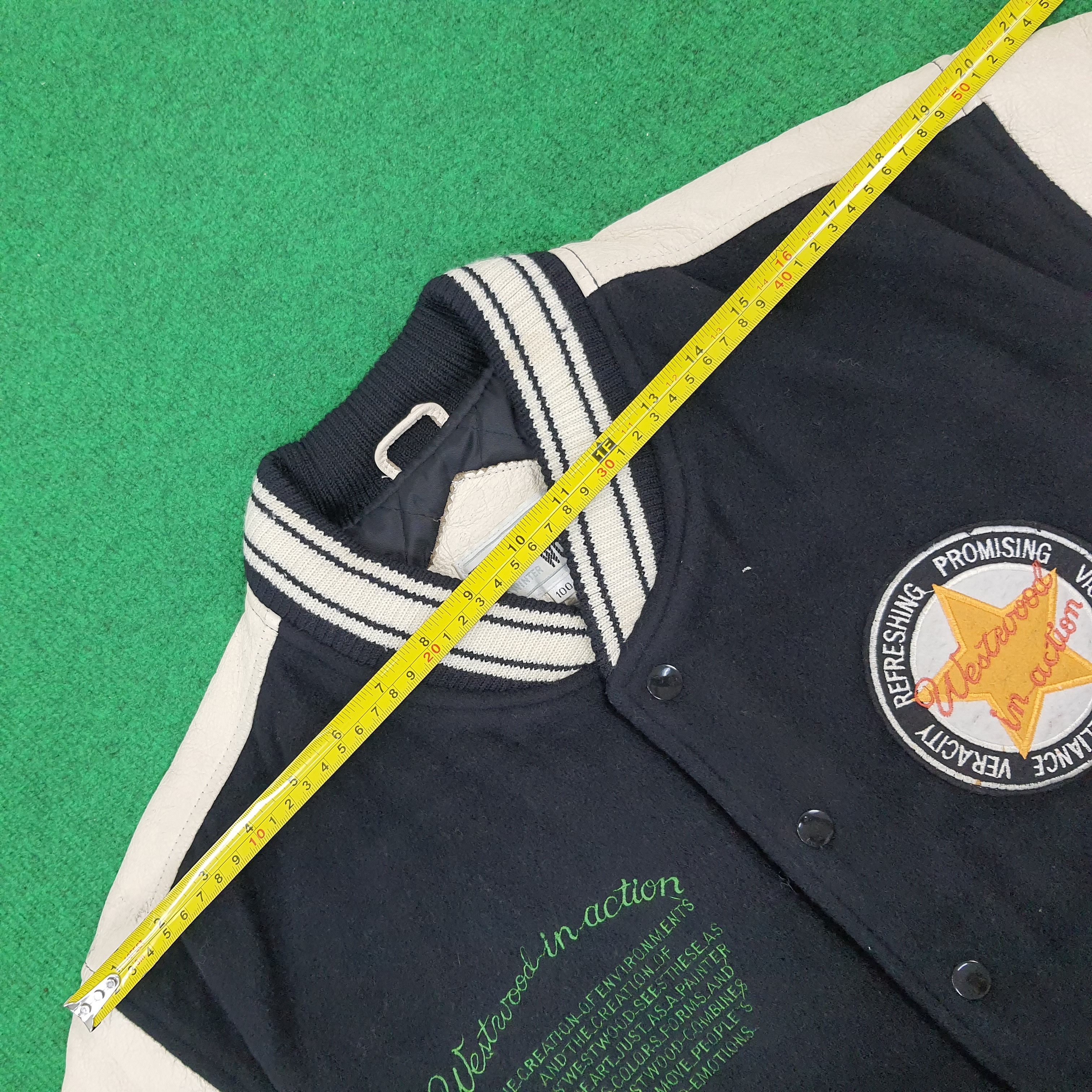 Vintage Vintage Westwood in Action Baseball Style Varsity Jacket Size US XL / EU 56 / 4 - 13 Thumbnail