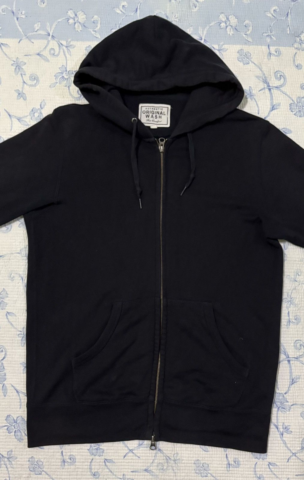 Uniqlo Uniqlo Original Wash Zip Hoodie Jacket Size US L / EU 52-54 / 3 - 4 Thumbnail