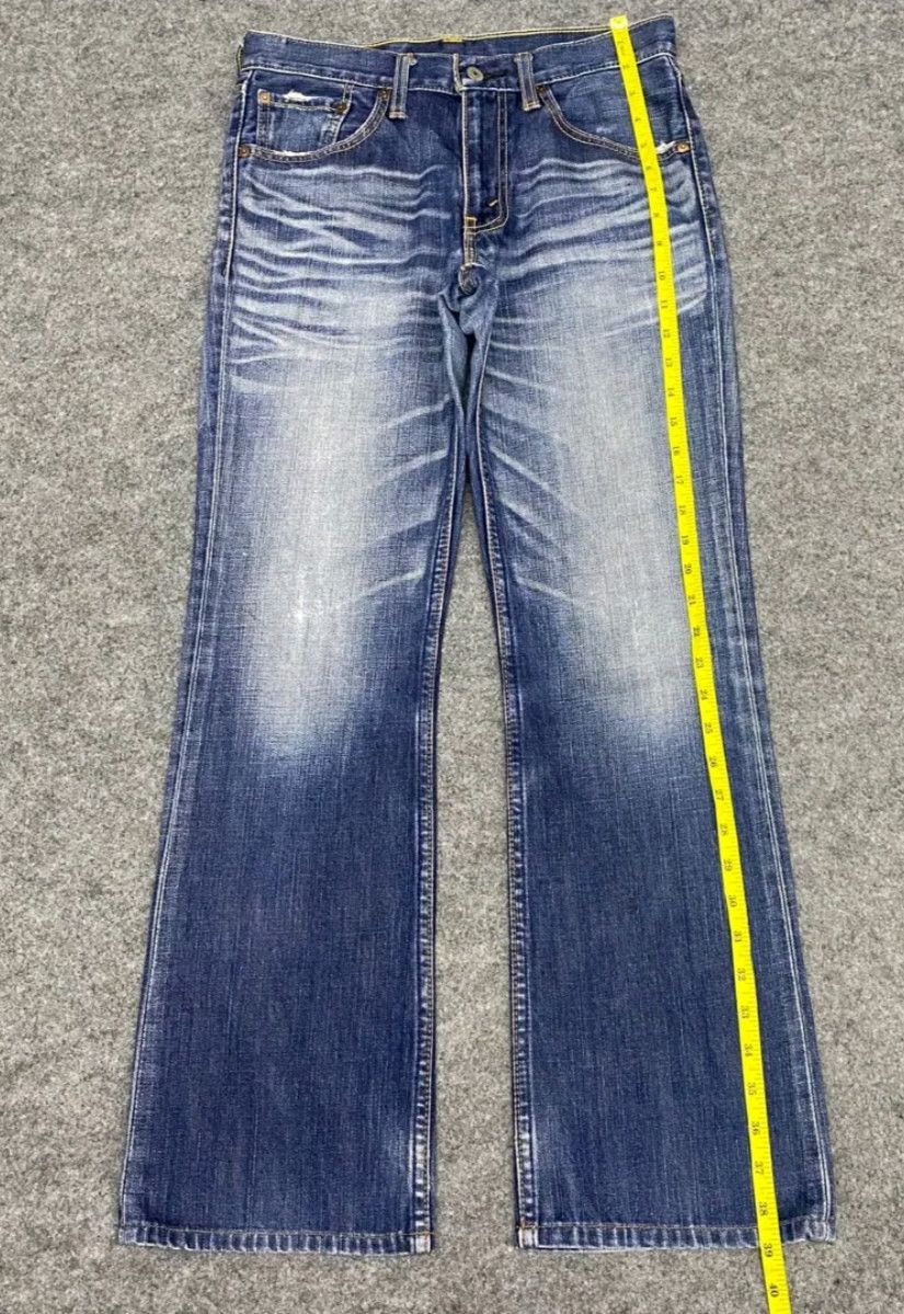 Levi's Vintage Levis Lot 707 Denim Flare Jeans Size US 30 / EU 46 - 3 Thumbnail