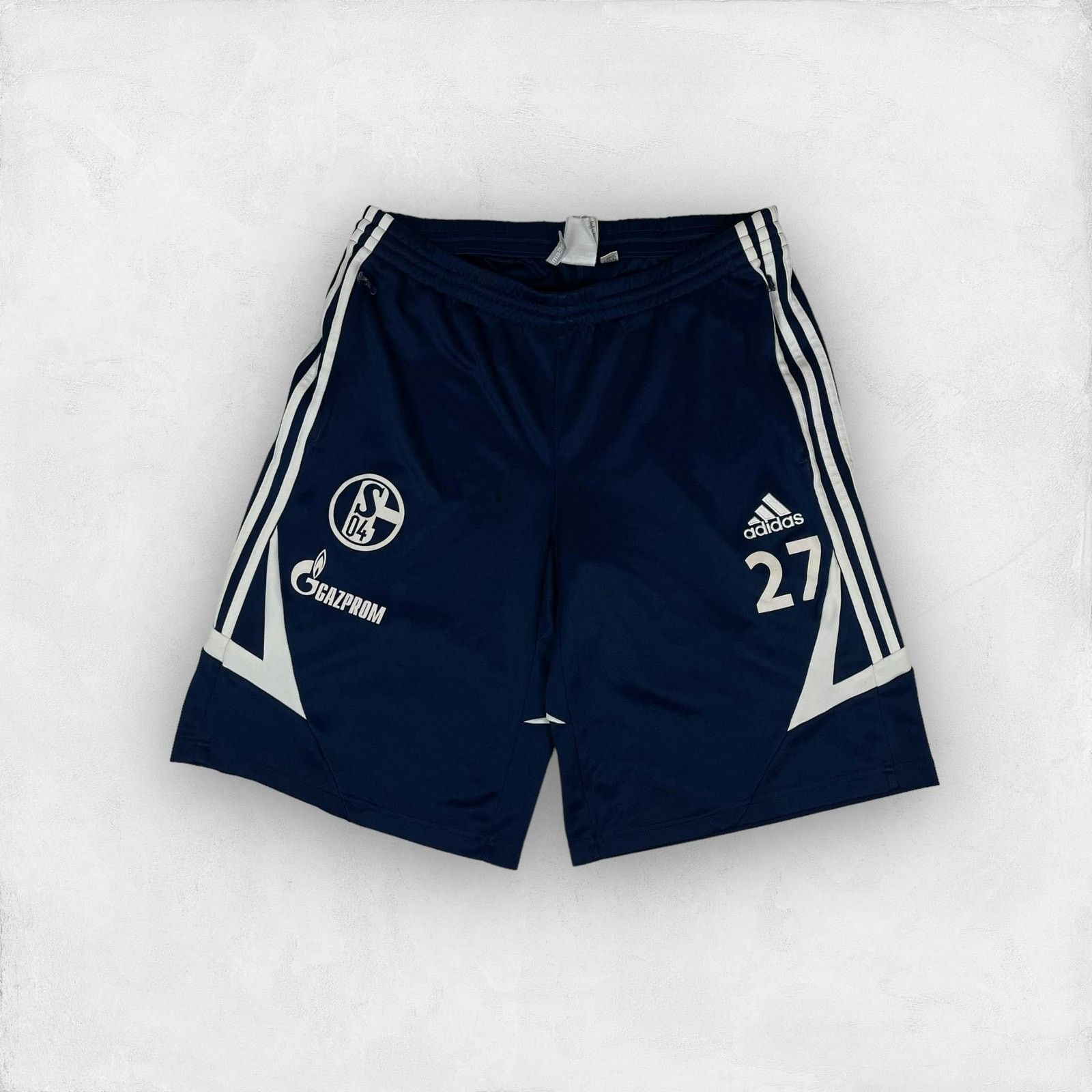 Adidas Adidas Men Blue FC Schalke 04 Drawstring Athletic Shorts 34 Size US 34 / EU 50 - 1 Thumbnail