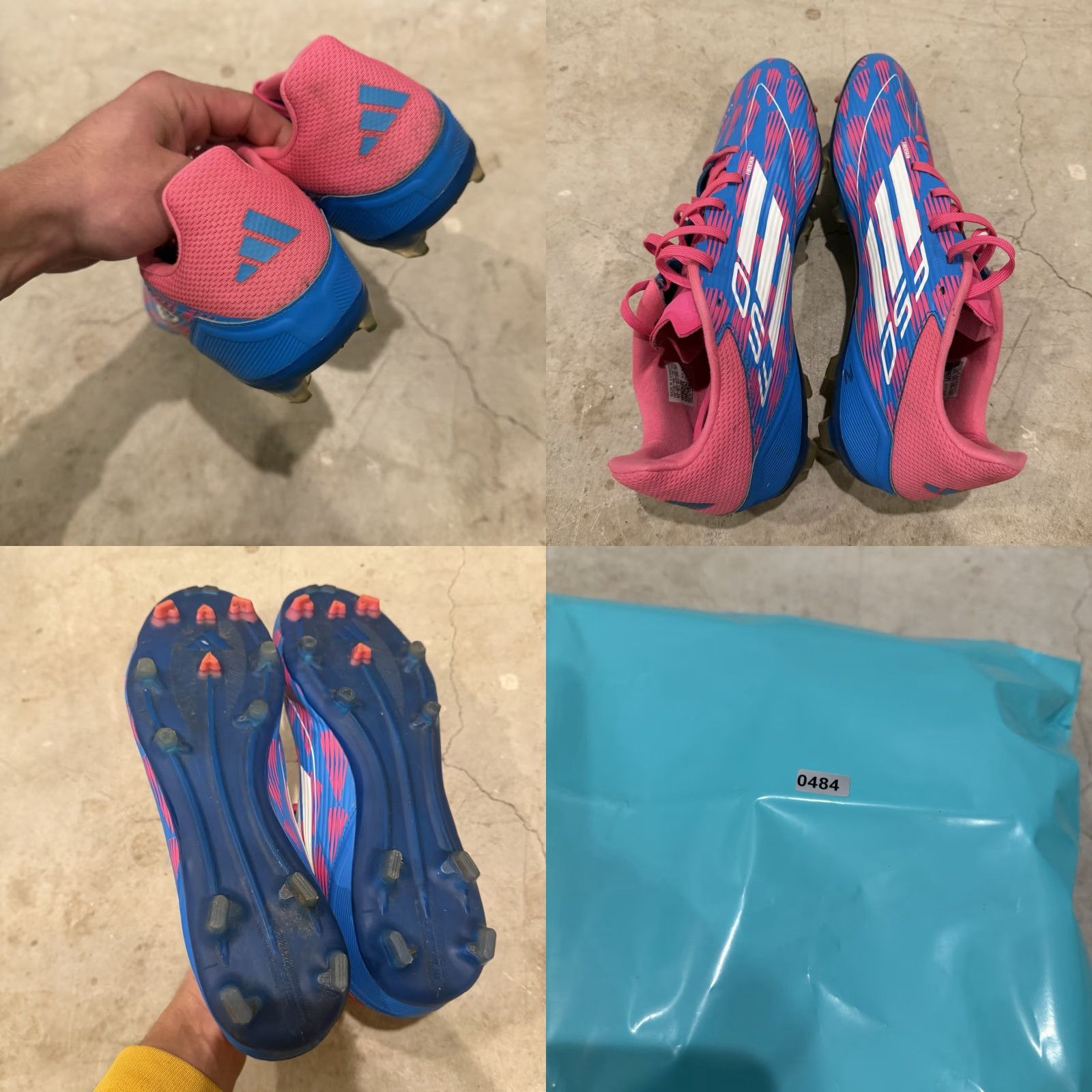 Adidas adidas adizero F50 League FG MG Blue Pink Men’s Soccer Cleats Sz 11 IE0603 Size US 11 / EU 44 - 8 Thumbnail
