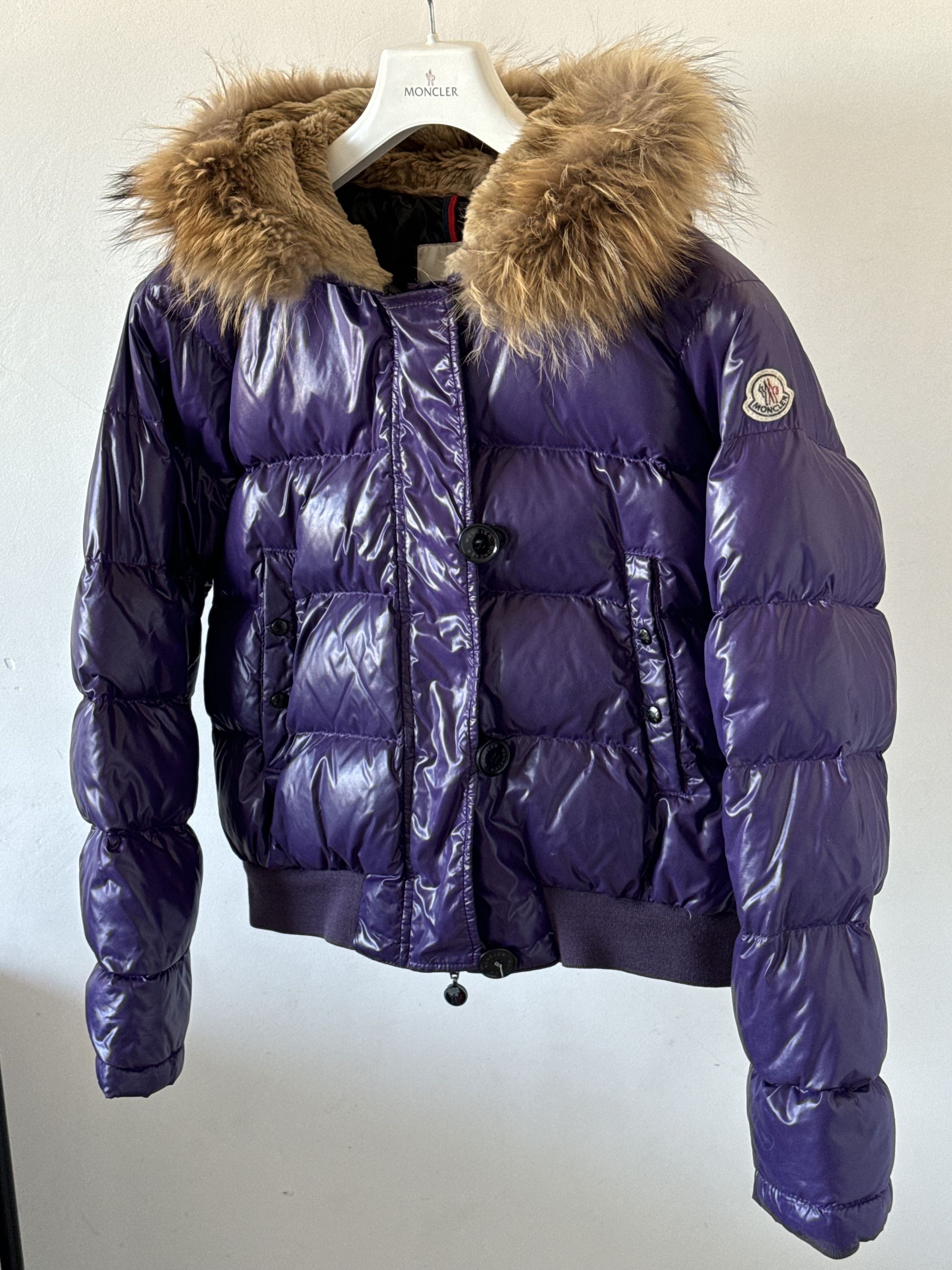 Moncler Moncler Bulgarie puffer hooded fur jacket Size XL / US 12-14 / IT 48-50 - 4 Thumbnail