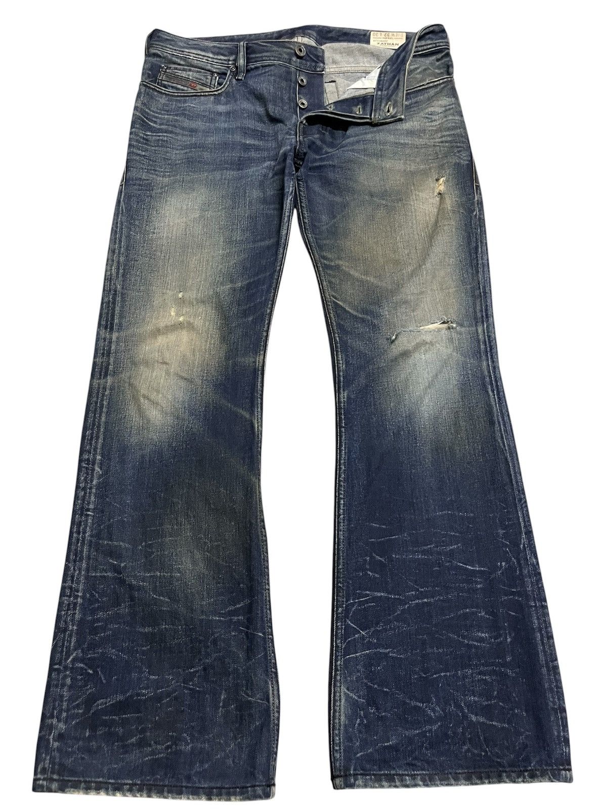 Diesel Diesel Zathan Bootcut Flare Jeans Size US 34 / EU 50 - 1 Thumbnail