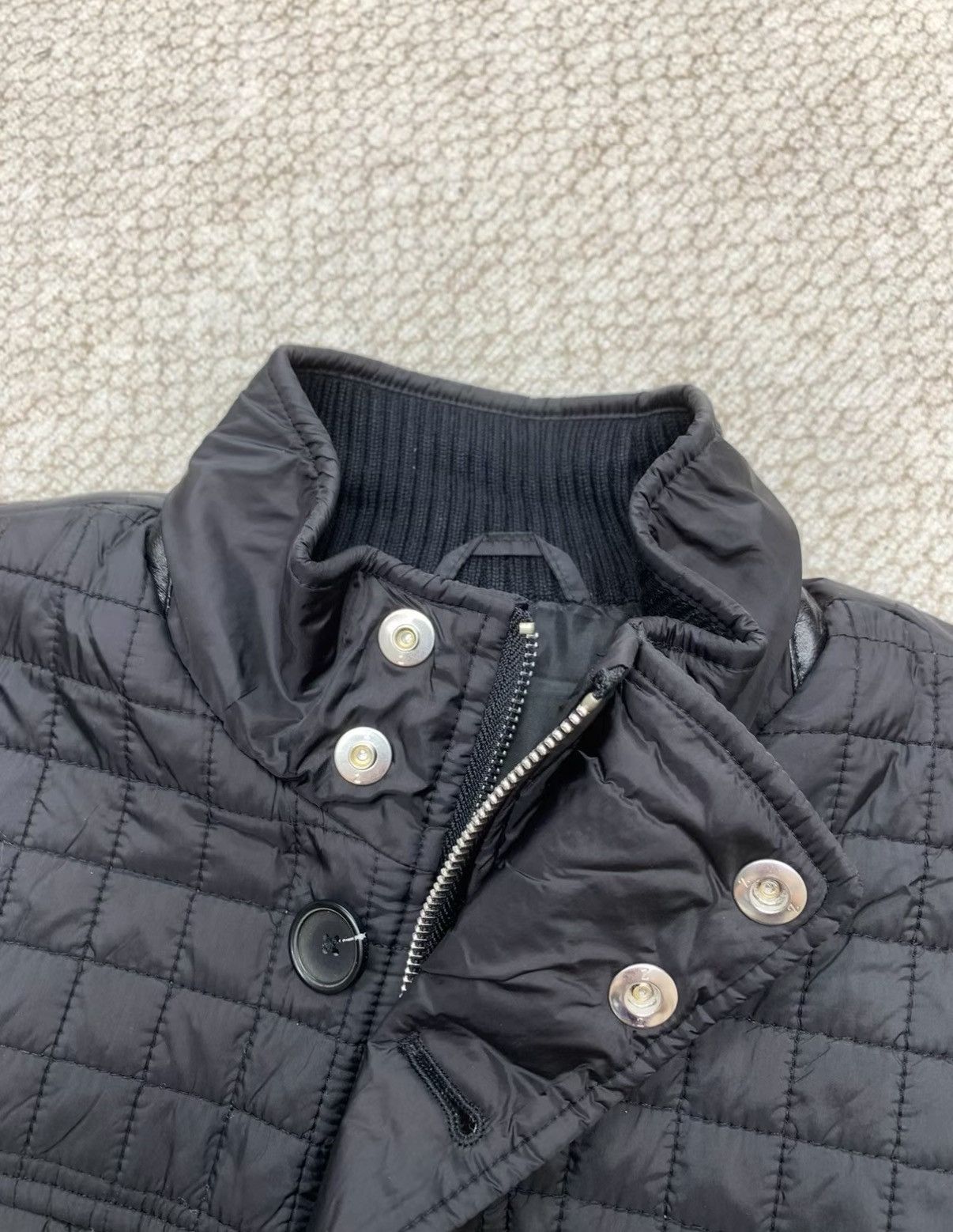 Z Zegna ZEGNA Square Quilted Stand Collar Business Down Jacket Size US M / EU 48-50 / 2 - 7 Thumbnail