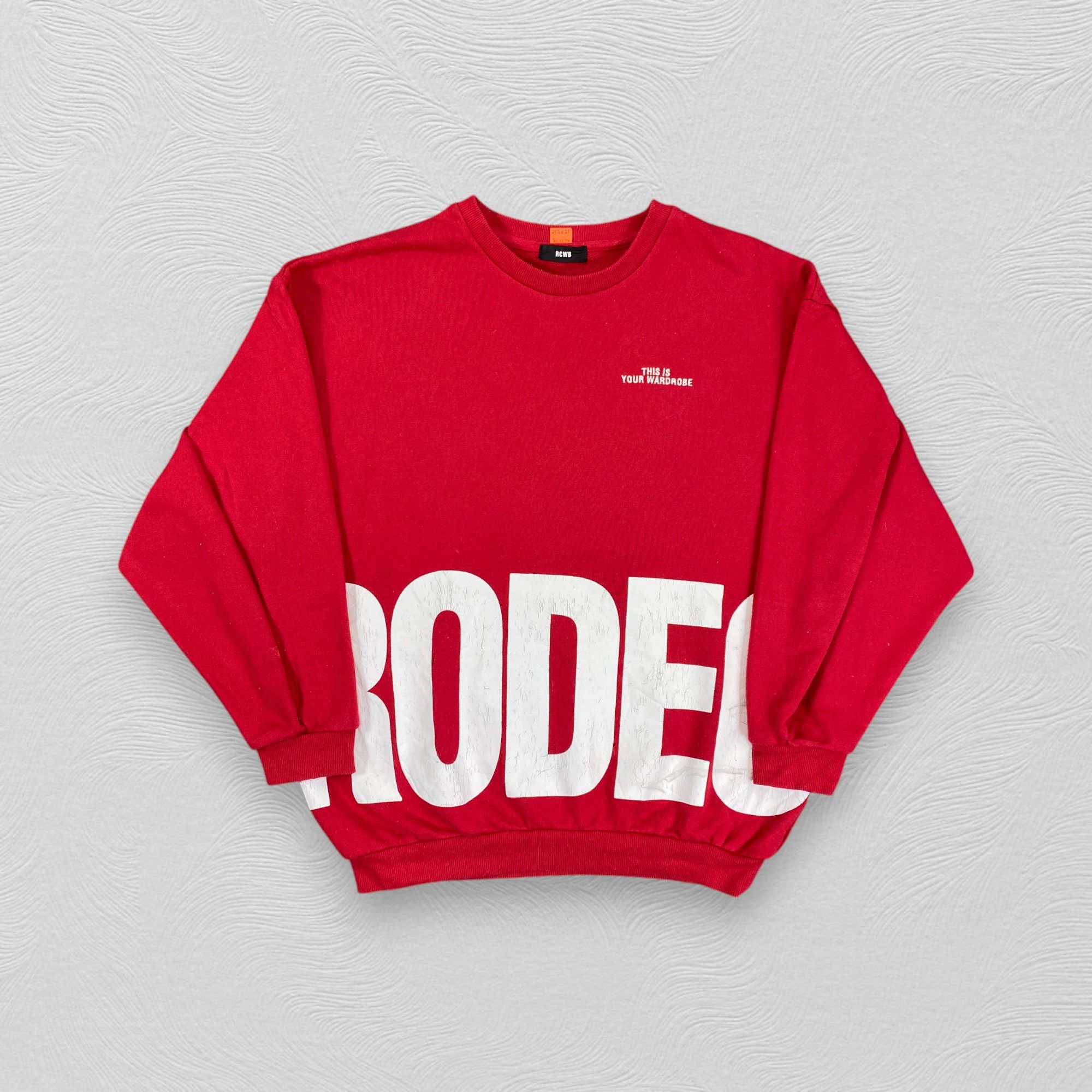 Japanese Brand Vintage Rodeo Crowns Big Spell Out Sweatshirt -SW054 Size US L / EU 52-54 / 3 - 1 Thumbnail