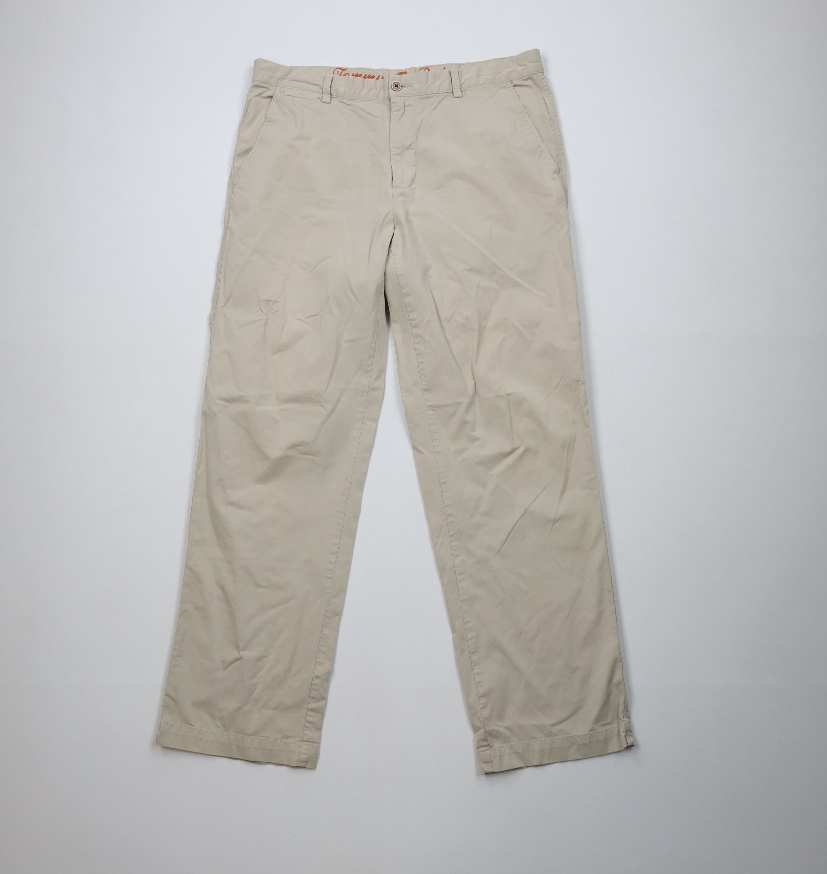 Tommy Bahama Vintage Tommy Bahama Stretch Wide Leg Chino Pants Beige Size US 36 / EU 52 - 1 Thumbnail