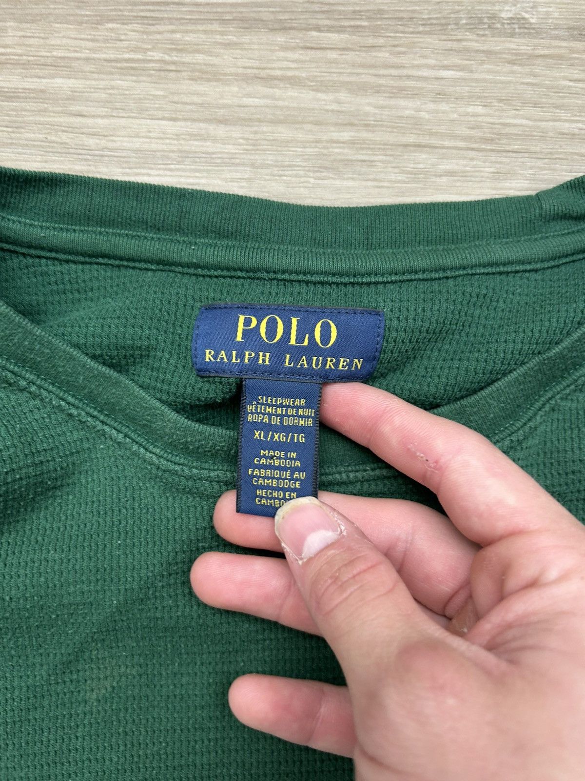 Polo Ralph Lauren Vintage Polo Ralph Lauren Thermal Size US L / EU 52-54 / 3 - 3 Thumbnail