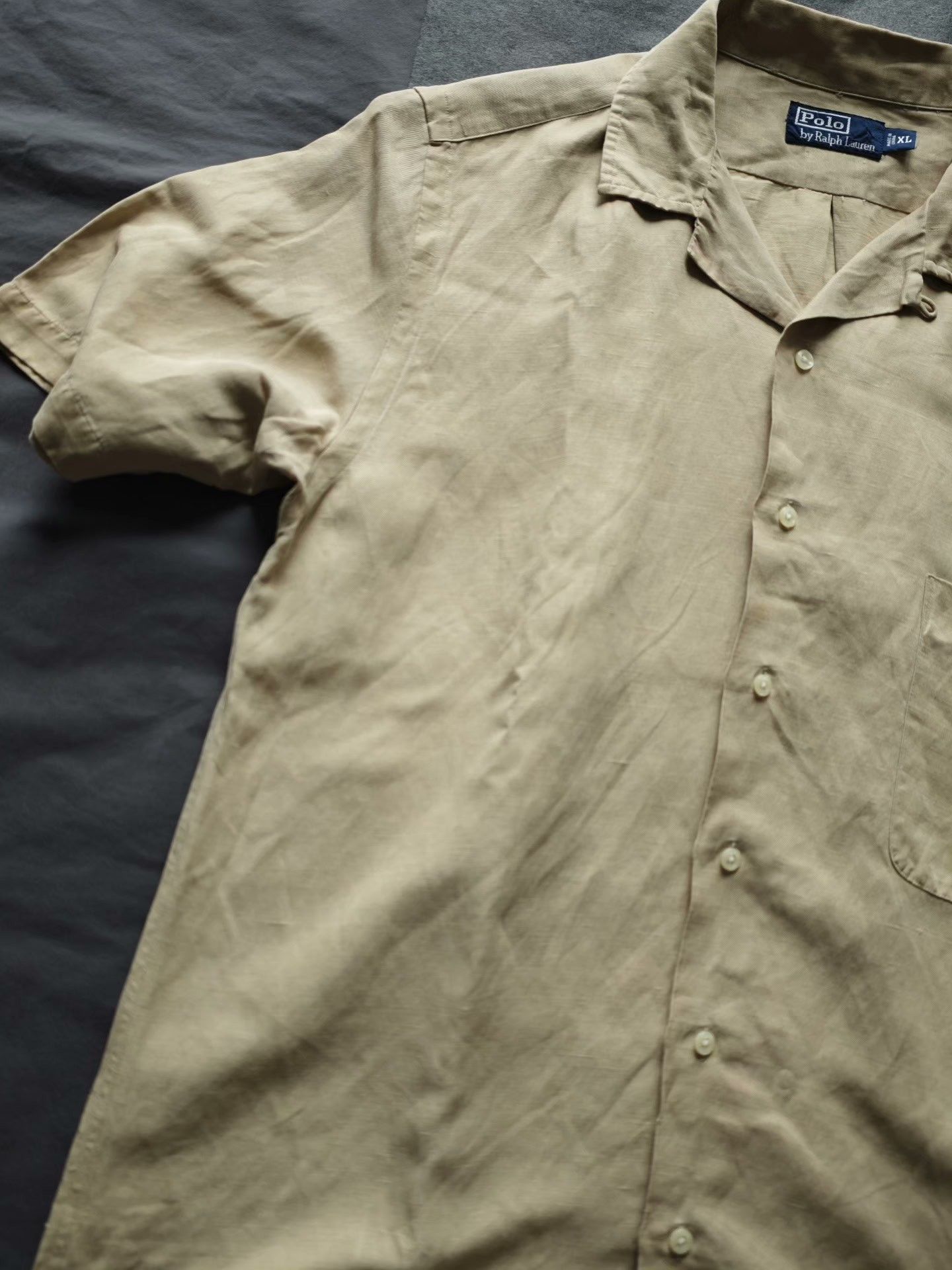 Polo Ralph Lauren Polo Ralph Lauren Cuban Collar Shirt Size US XL / EU 56 / 4 - 1 Thumbnail
