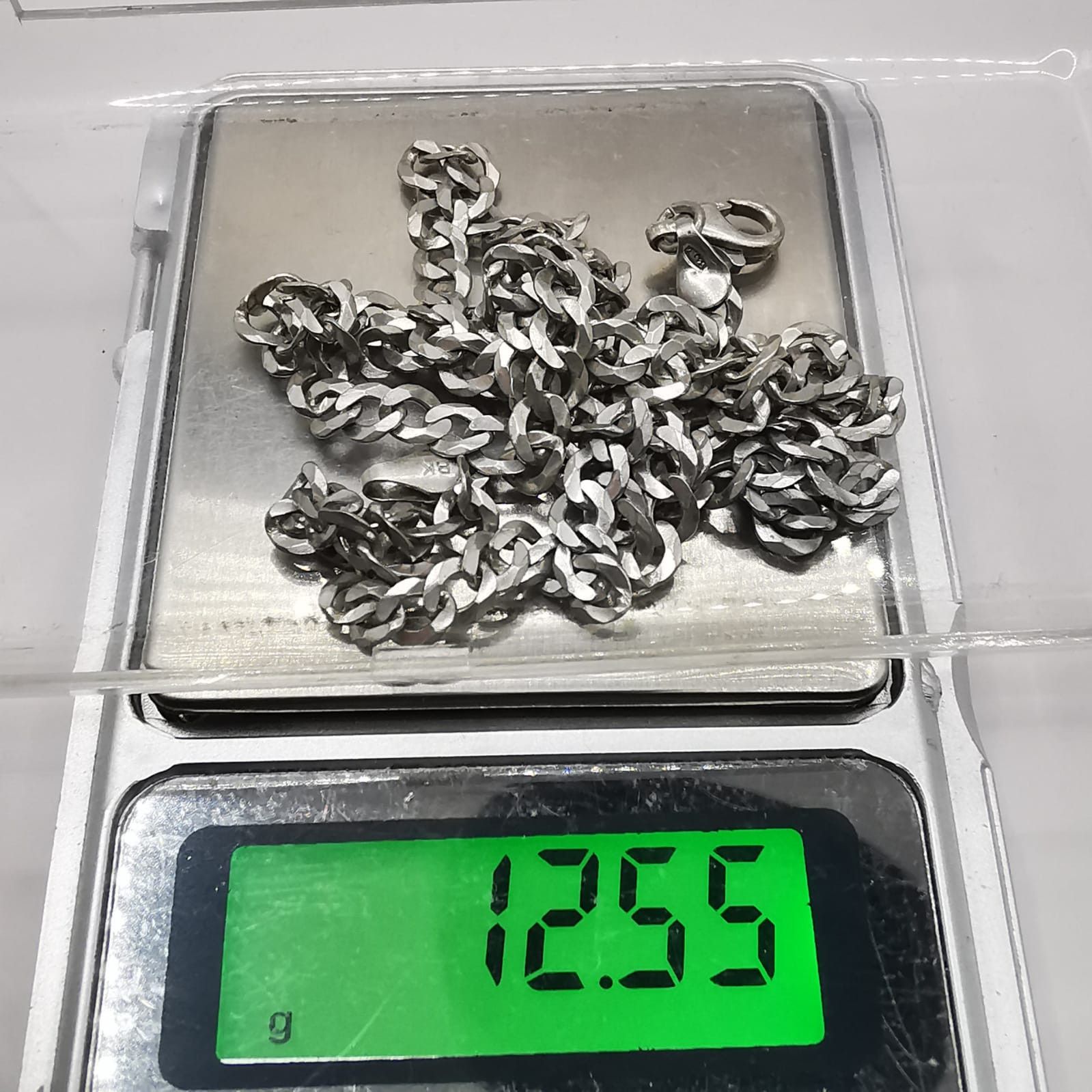 Sterling Silver Vintage 925 Sterling Silver chain necklace Signed 12,55g Size ONE SIZE - 8 Thumbnail