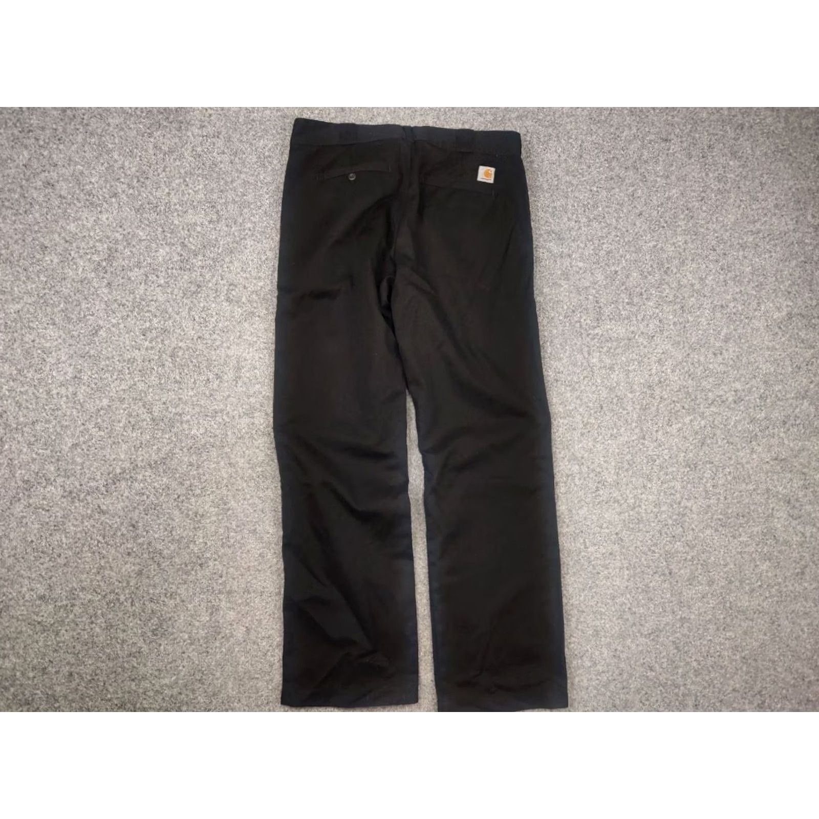 Carhartt VINTAGE Carhartt Master Black Logo Canvas Trouser Loose-fitting Pants Size US 34 / EU 50 - 5 Thumbnail