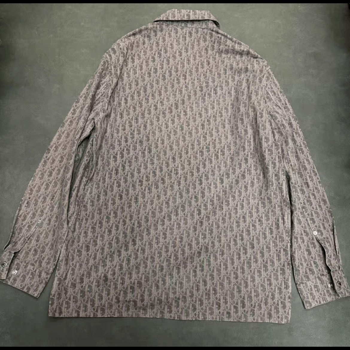 Dior Sz 54 Dior Logo Monogram Shirt Jacket-2507 Size US L / EU 52-54 / 3 - 2 Thumbnail