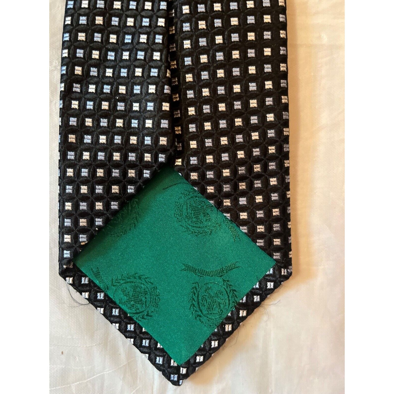 Tommy Hilfiger Tommy Hilfiger Silk Tie ~ Black & Blue ~ Necktie Size ONE SIZE - 6 Thumbnail