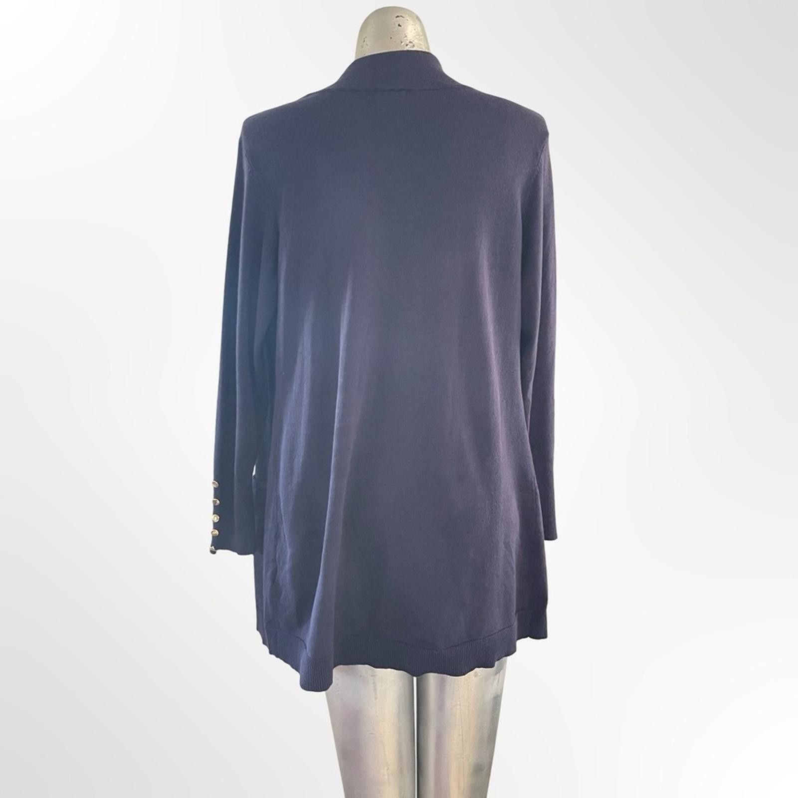 Other Women's Dark Navy Open-Front Cardigan in size S Size S / US 4 / IT 40 - 3 Thumbnail