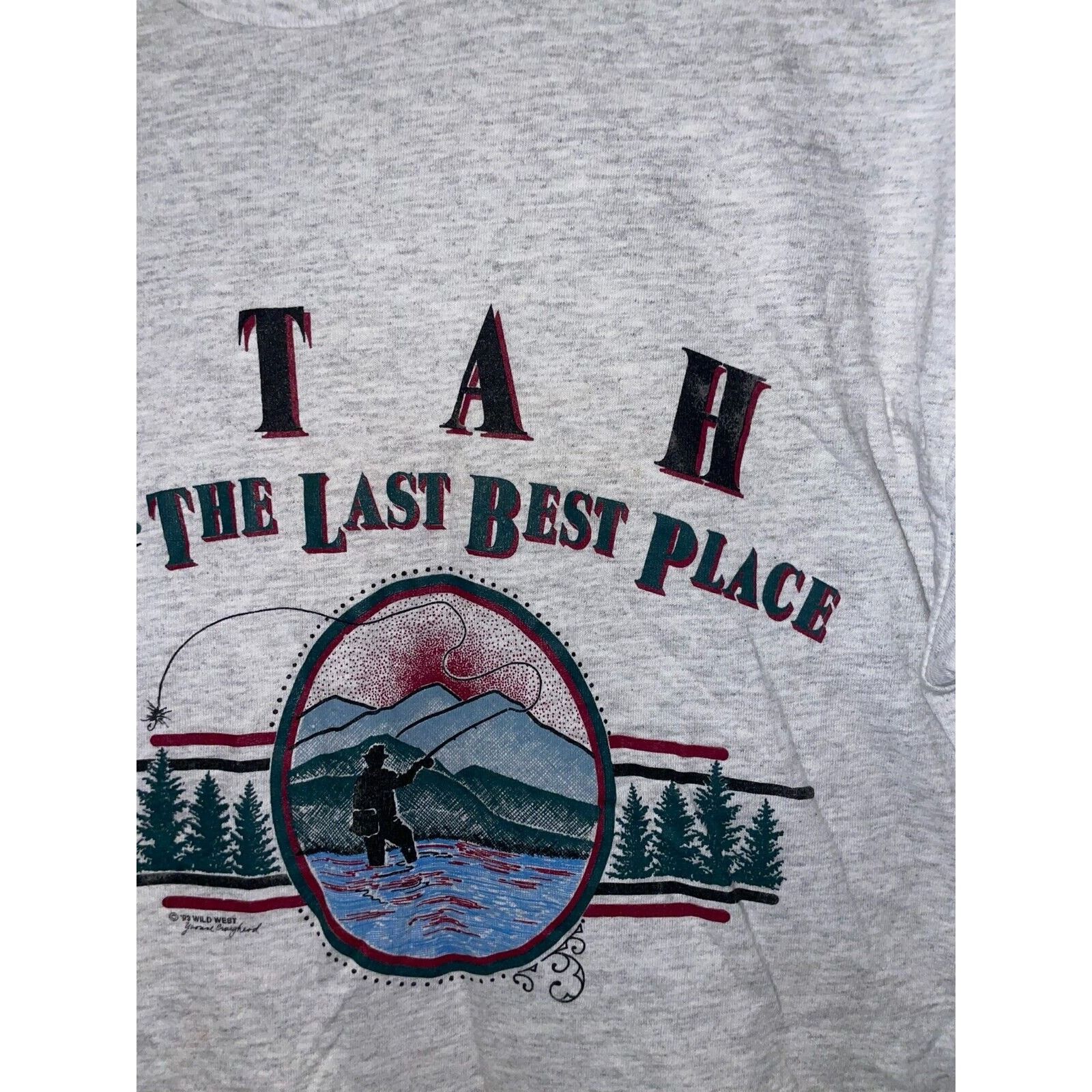 Vintage Vintage Test Print Shirt UT Utah Zenzi's Lone Ski Tee 90s L Size US L / EU 52-54 / 3 - 2 Thumbnail