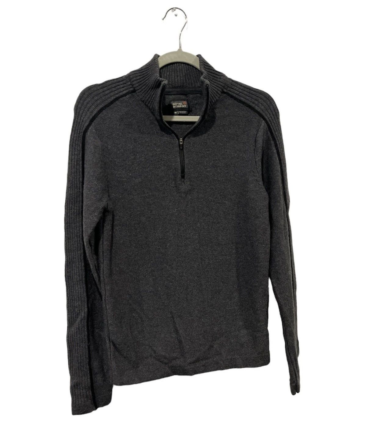 Royal Robbins Royal Robbins Thermal 1/4 Zip Sweater Men’s Medium Grey Size US M / EU 48-50 / 2 - 1 Thumbnail