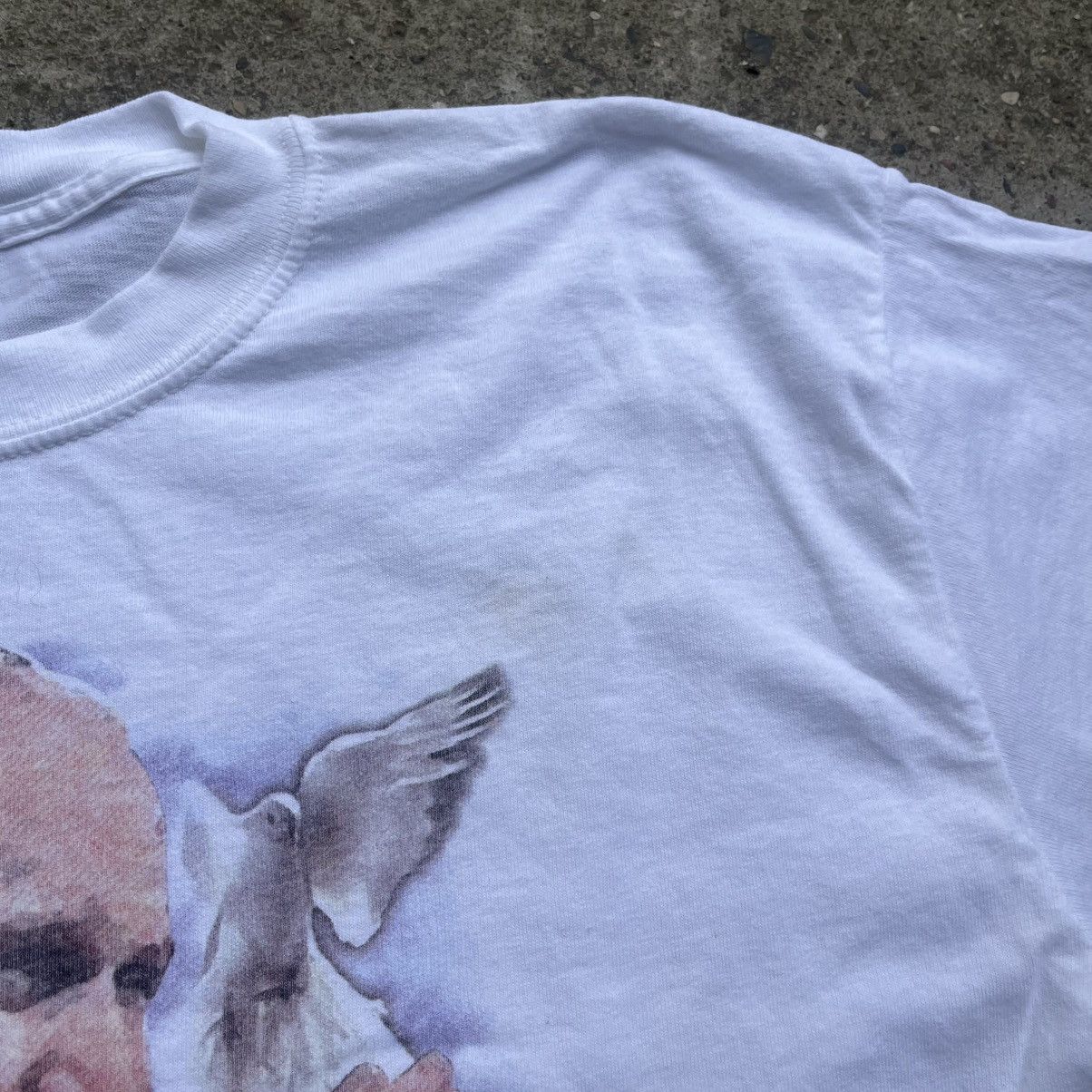Gildan × Vintage Pope John Paul II 2 2005 Jesus Tee white vintage Size US L / EU 52-54 / 3 - 7 Thumbnail