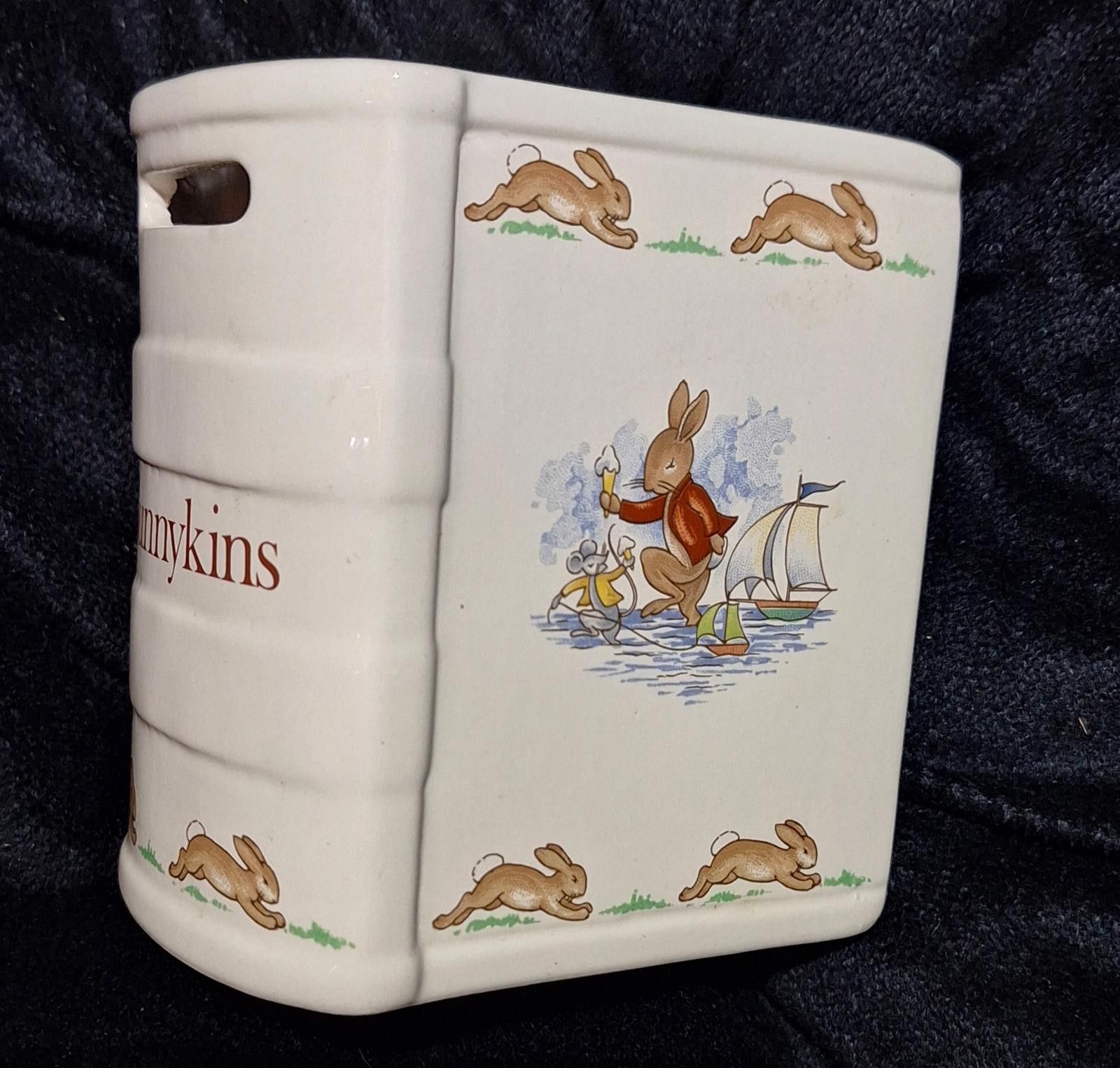 Other 1936 Royal Doulton Bunnykins Ceramic Book Bank Size ONE SIZE - 1 Thumbnail