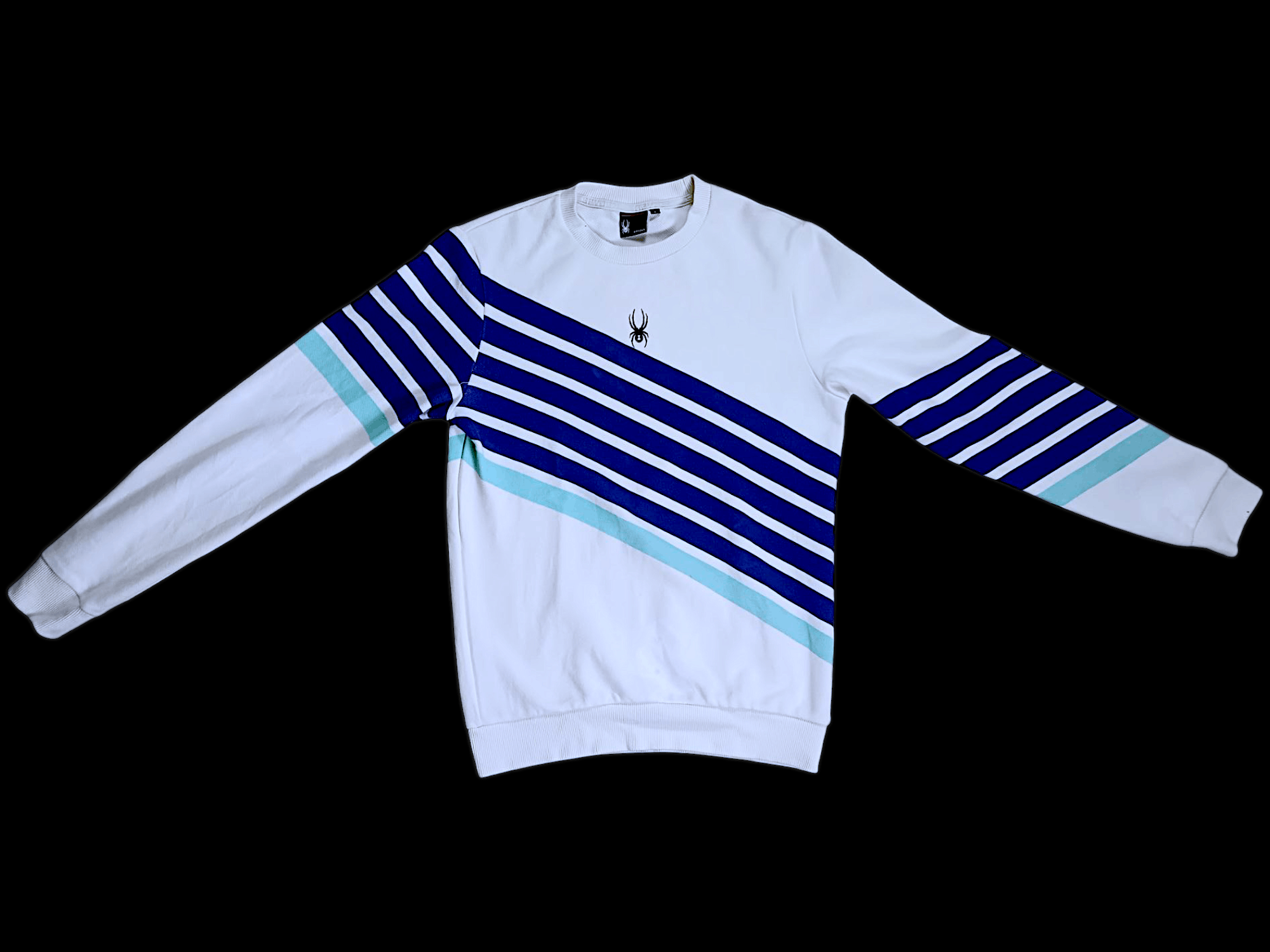 Spyder SPYDER Logo Blue Striped Crewneck Limitless Size US M / EU 48-50 / 2 - 19 Thumbnail