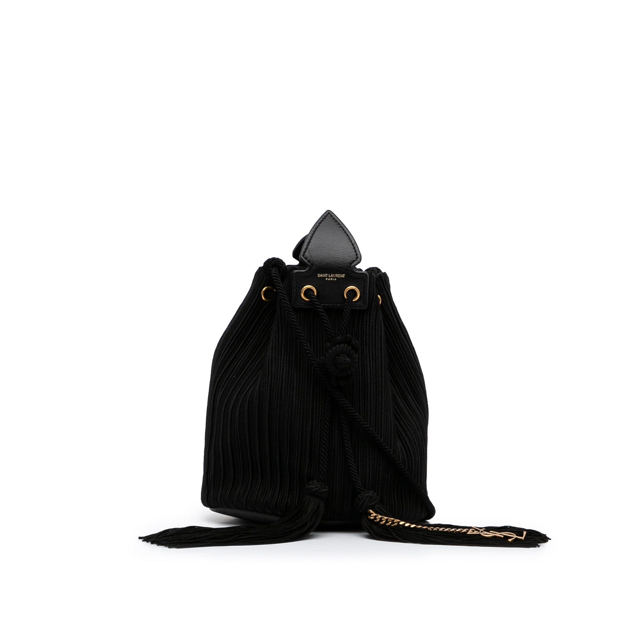 Saint Laurent Paris Saint Laurent Anja Bucket Bag Black Size ONE SIZE - 1 Thumbnail