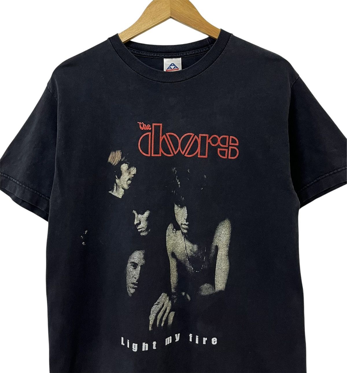 Band Tees VINTAGE 00s THE DOORS LIGHT MY FIRE ROCK BAND TSHIRT Size US M / EU 48-50 / 2 - 3 Thumbnail