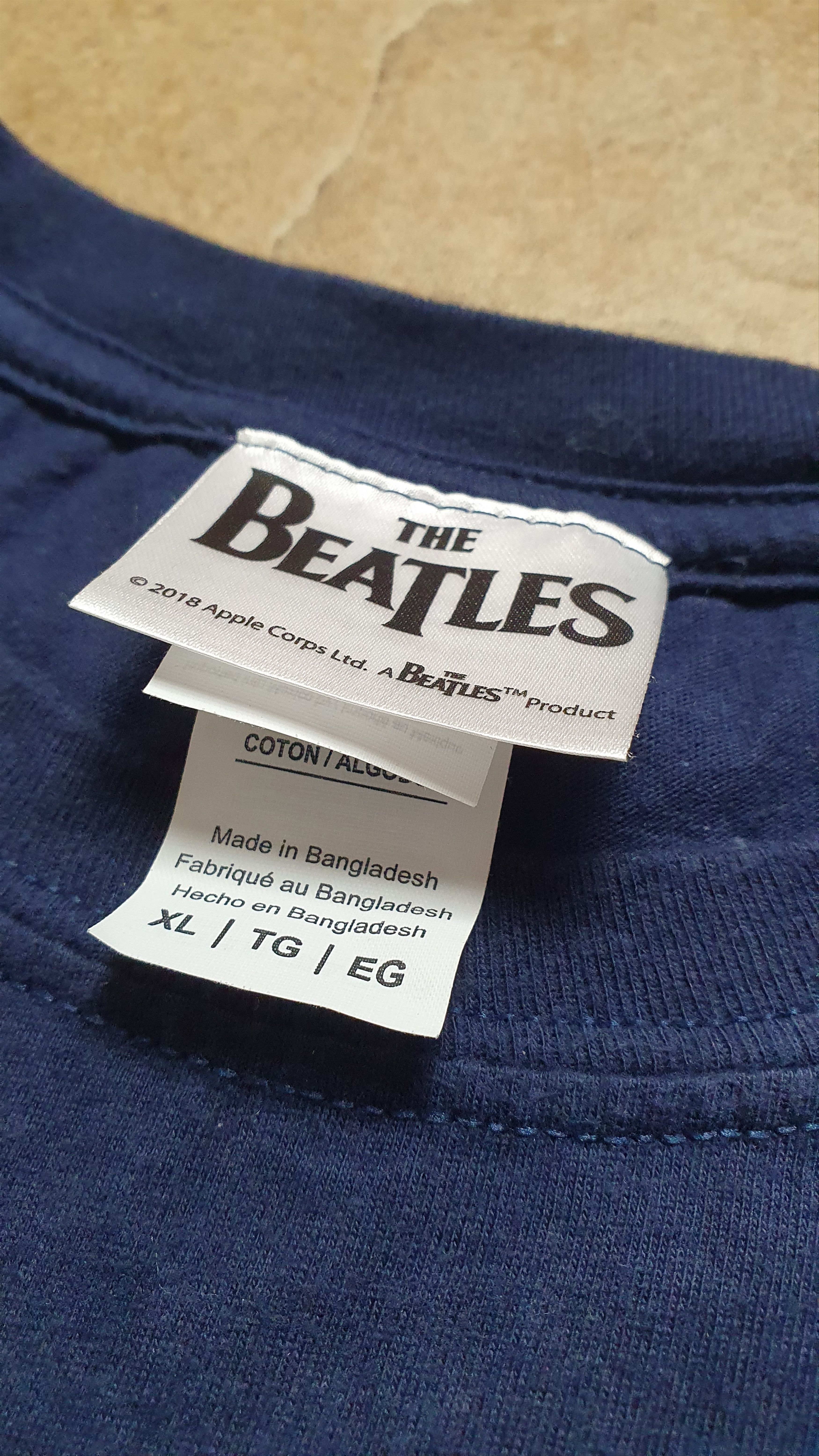 Gildan Vintage t-shirt Beatles Rock Logo 90s Y2K USA Style Band Tee Size US XL / EU 56 / 4 - 12 Thumbnail