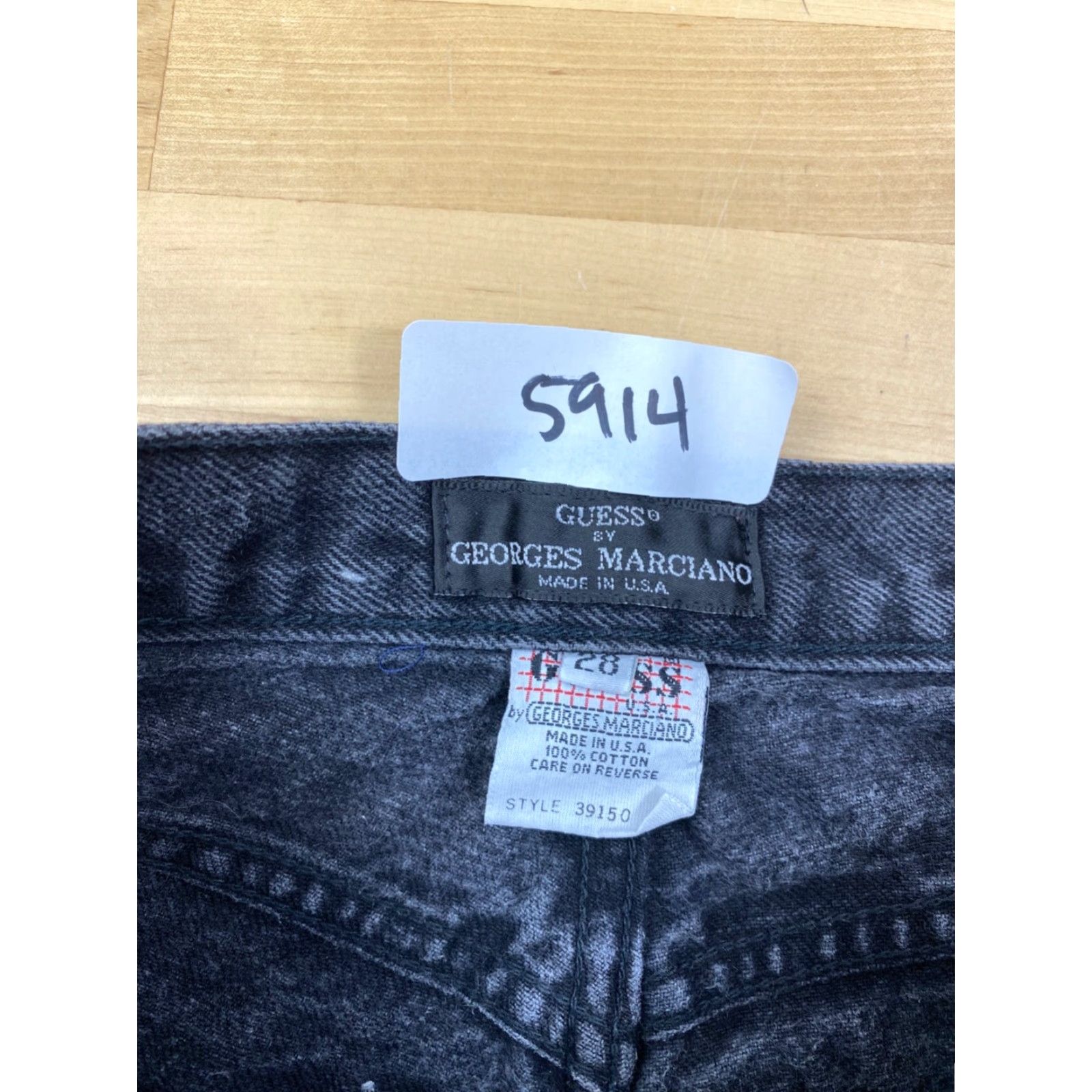 Guess GUESS Jeans Black Size 28 High Rise Denim USA Womens Tapered Size 28" / US 6 / IT 42 - 5 Thumbnail